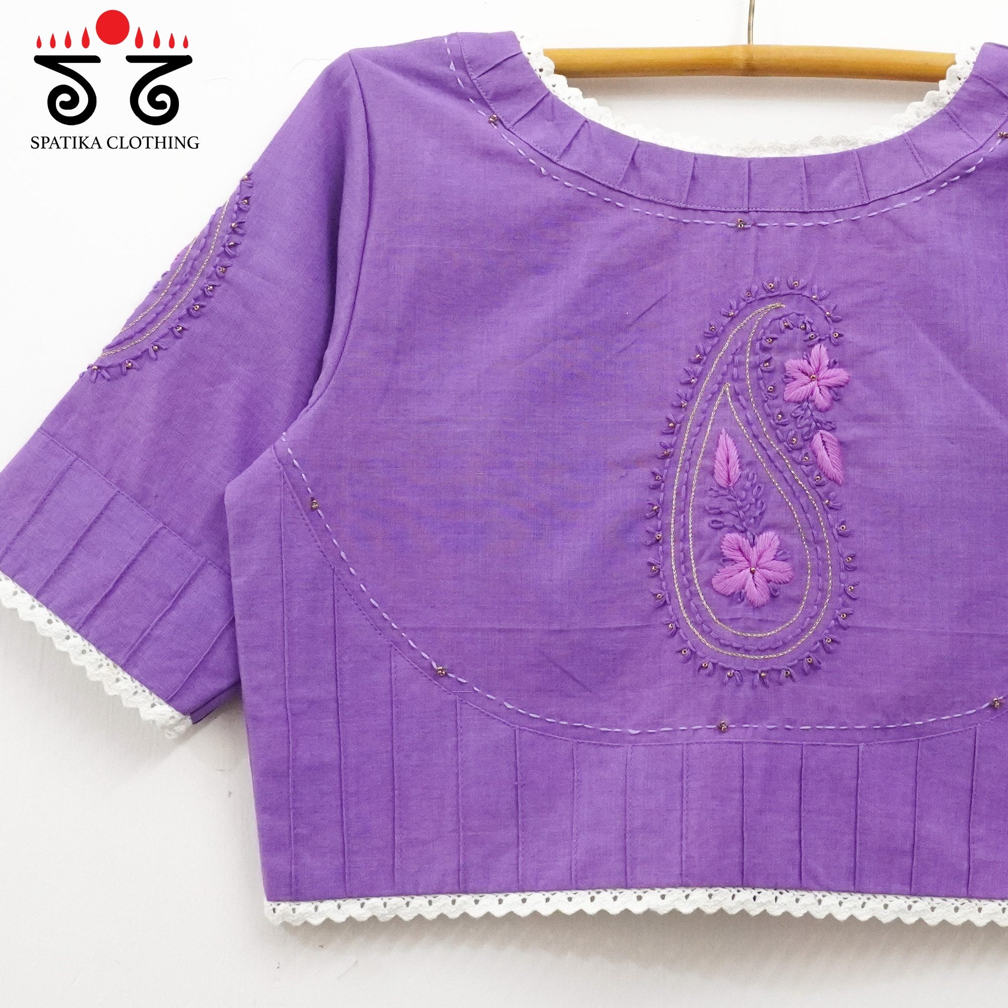 The Chikan & Lace Blouse