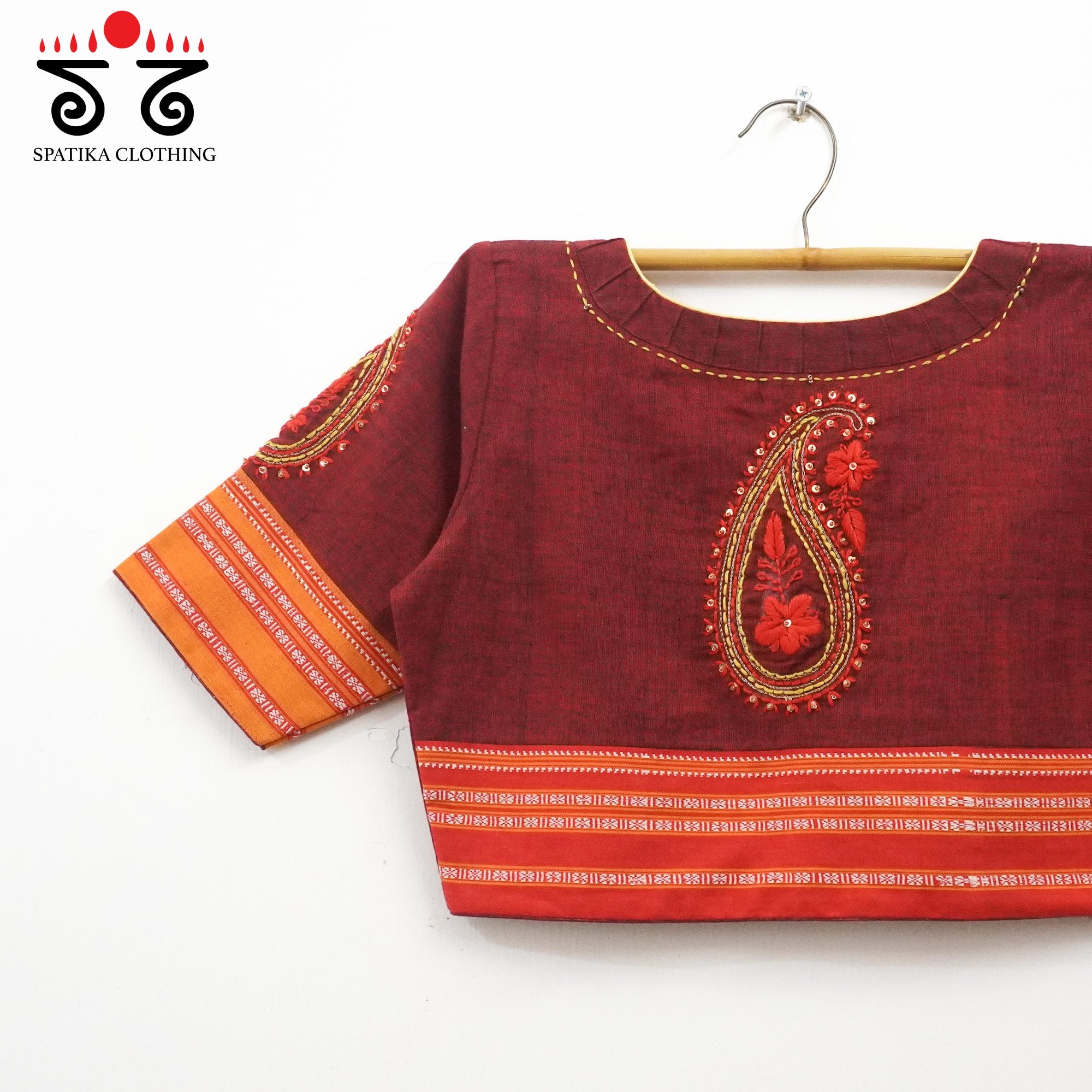 The Ilkal Chikan Blouse - Festive Edit
