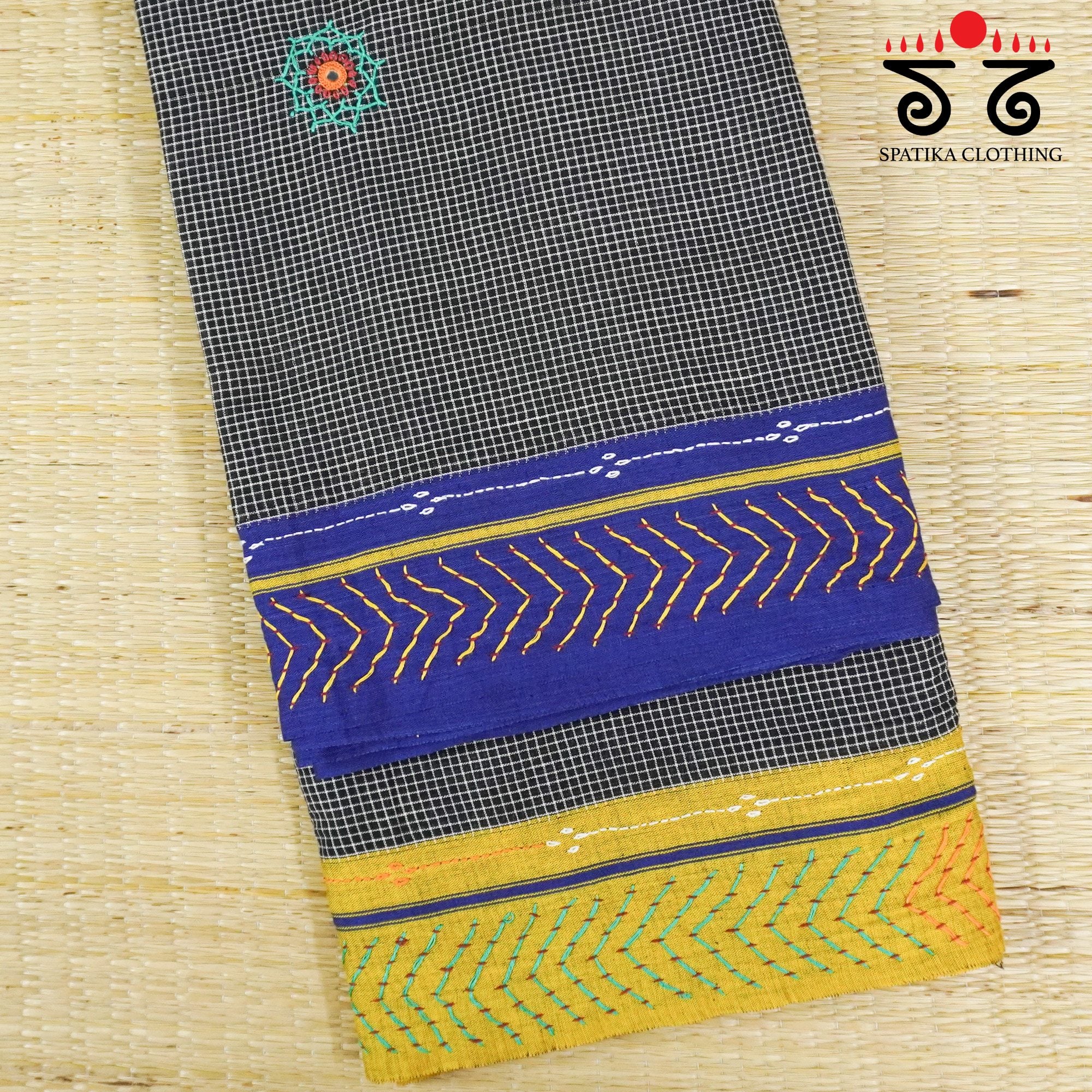 Lambani Hand Embroidered Patteda Anchu Saree