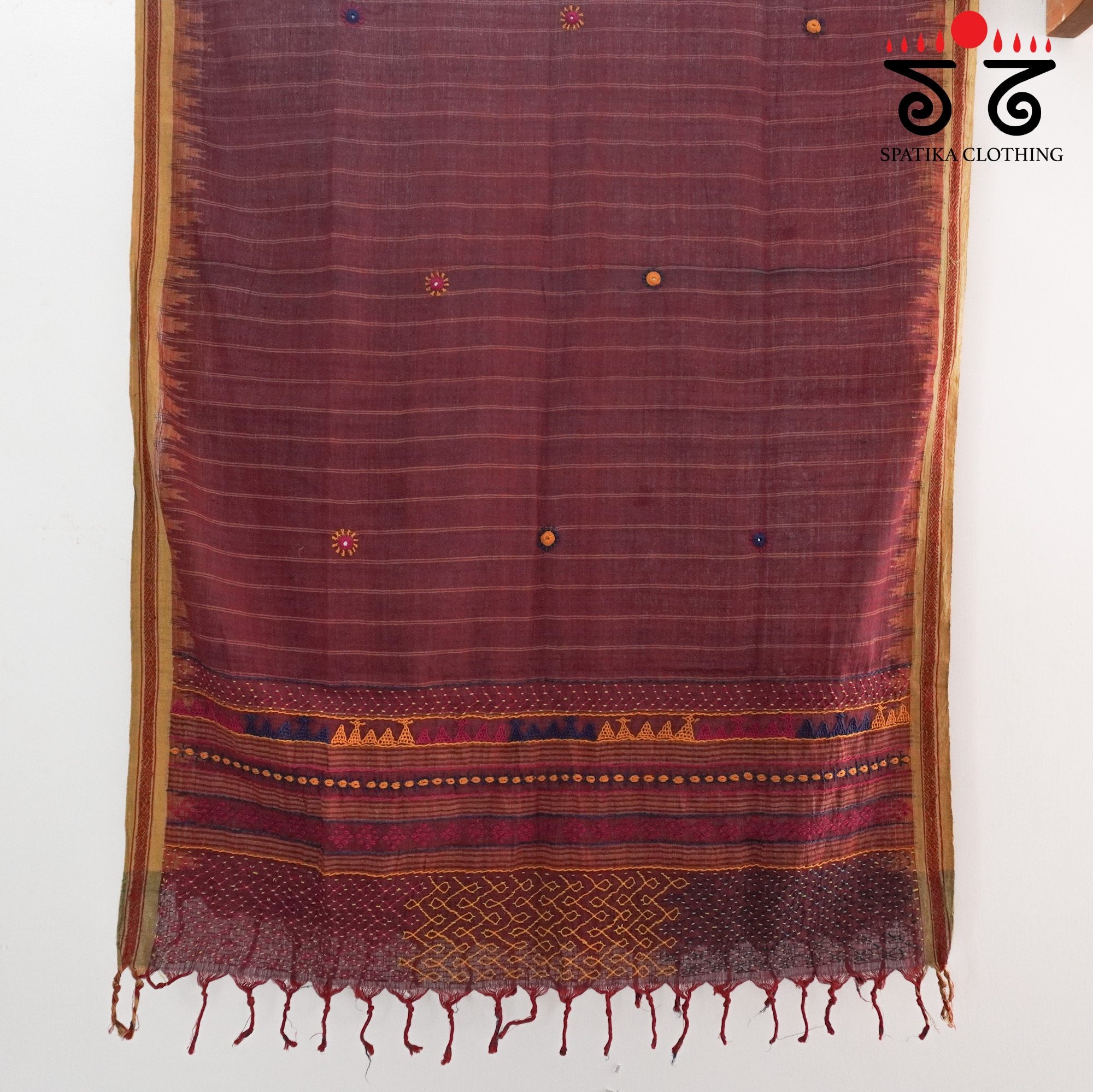 Ponduru Hand Embroidered Dupatta