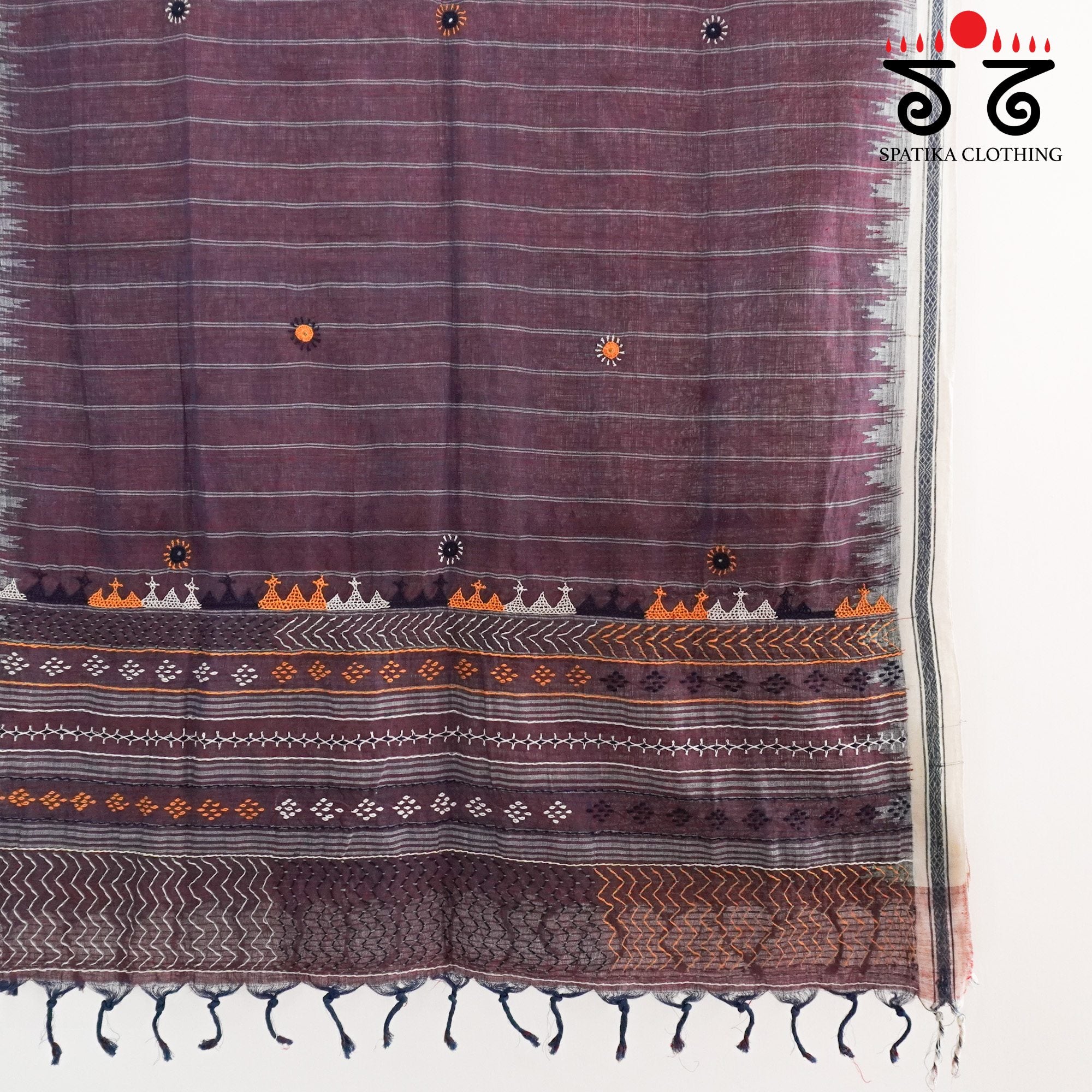 Ponduru Hand Embroidered Dupatta