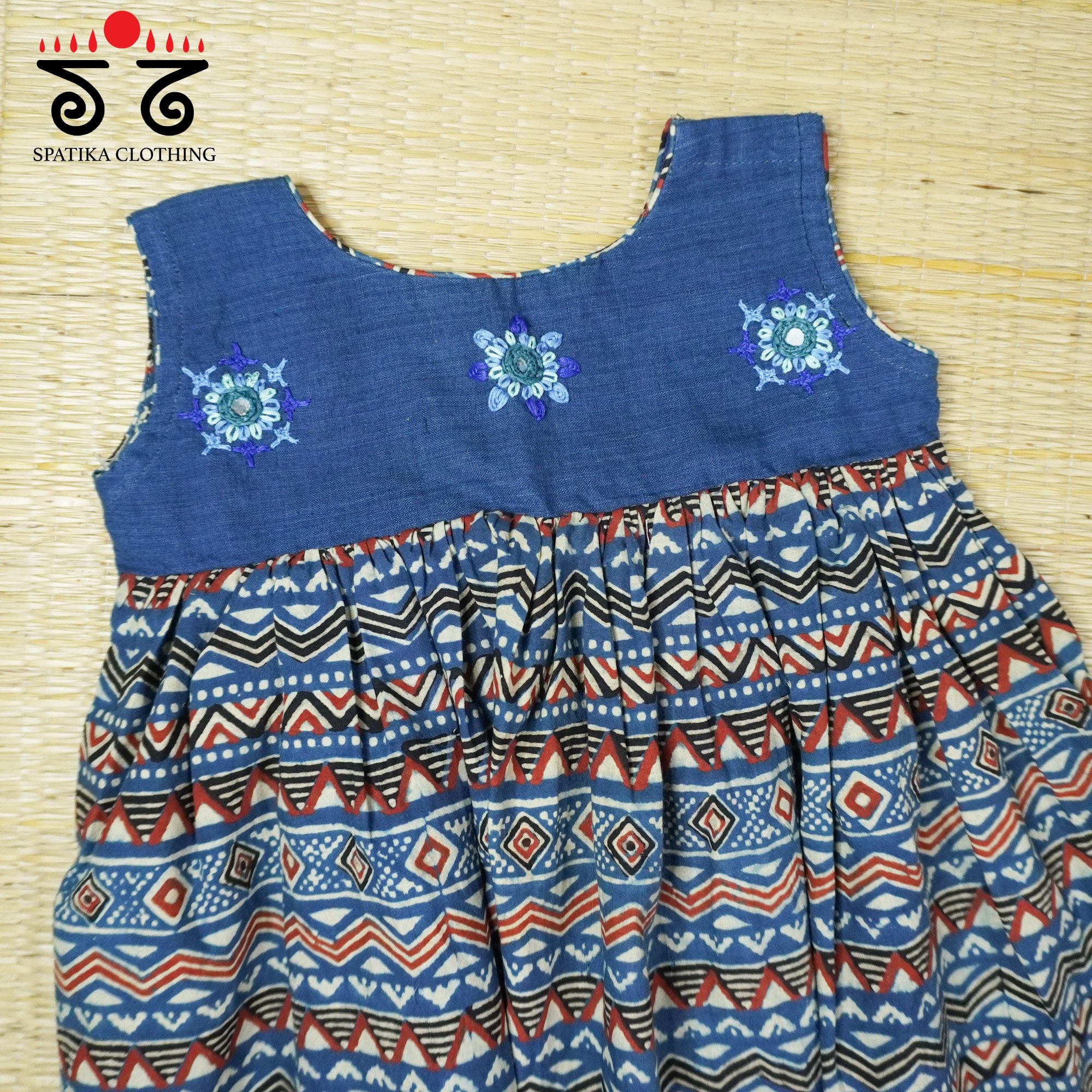 Handcrafted kids frock - New!