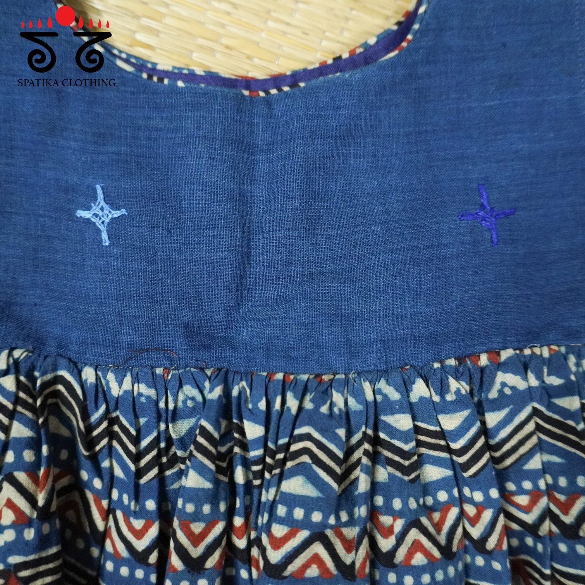 Handcrafted kids frock - New!