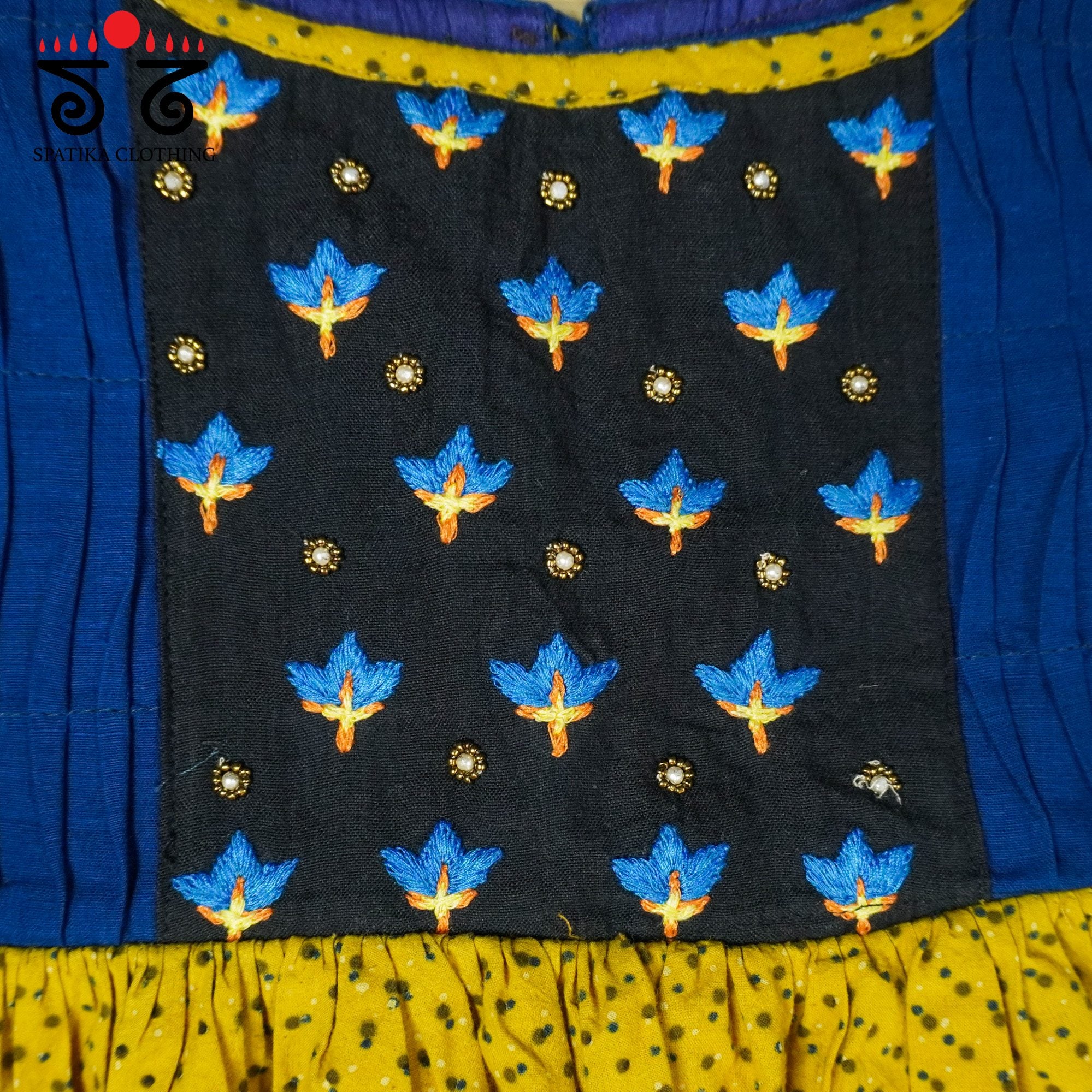 Handcrafted kids frock - New!