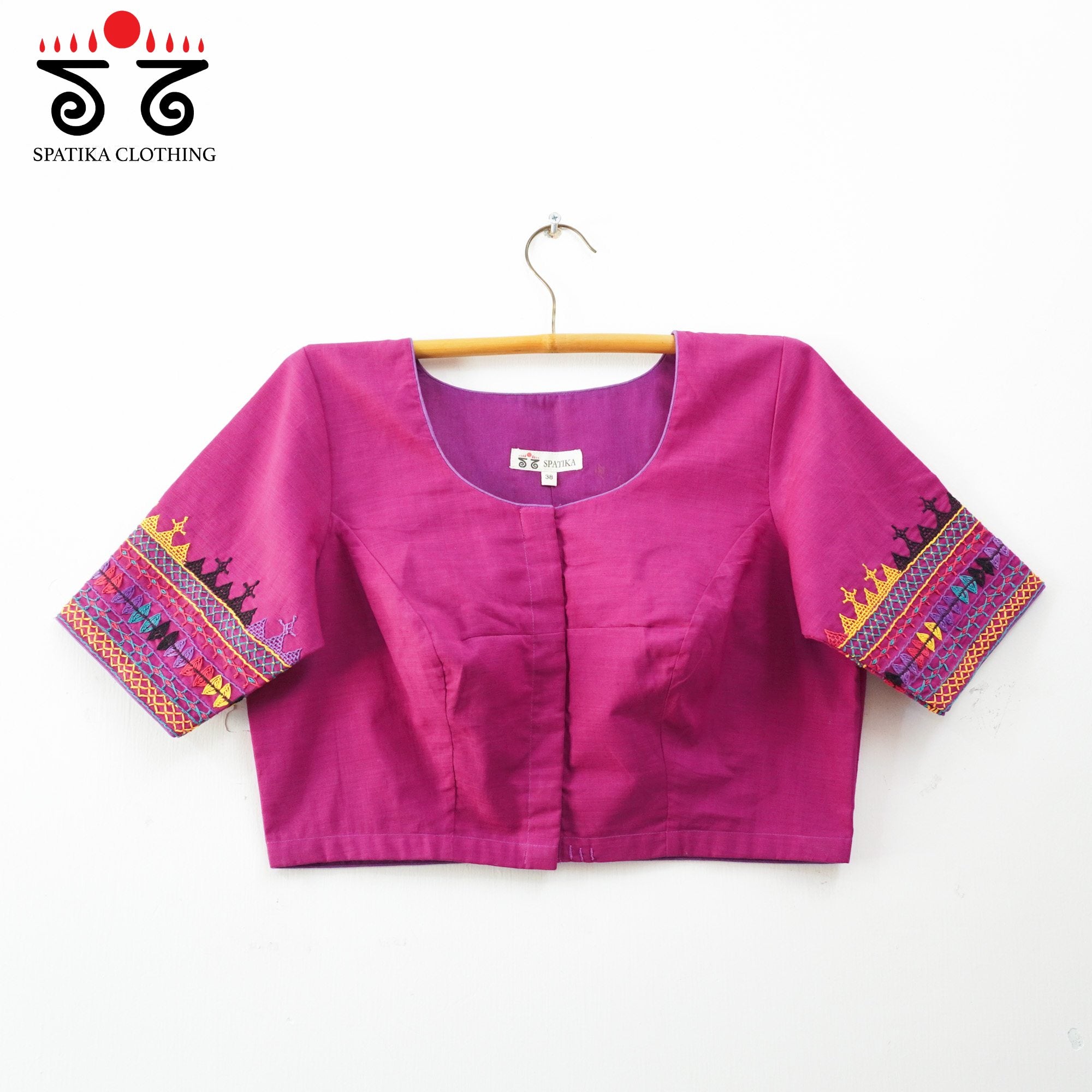 The Lambani Blouse - Magenta!