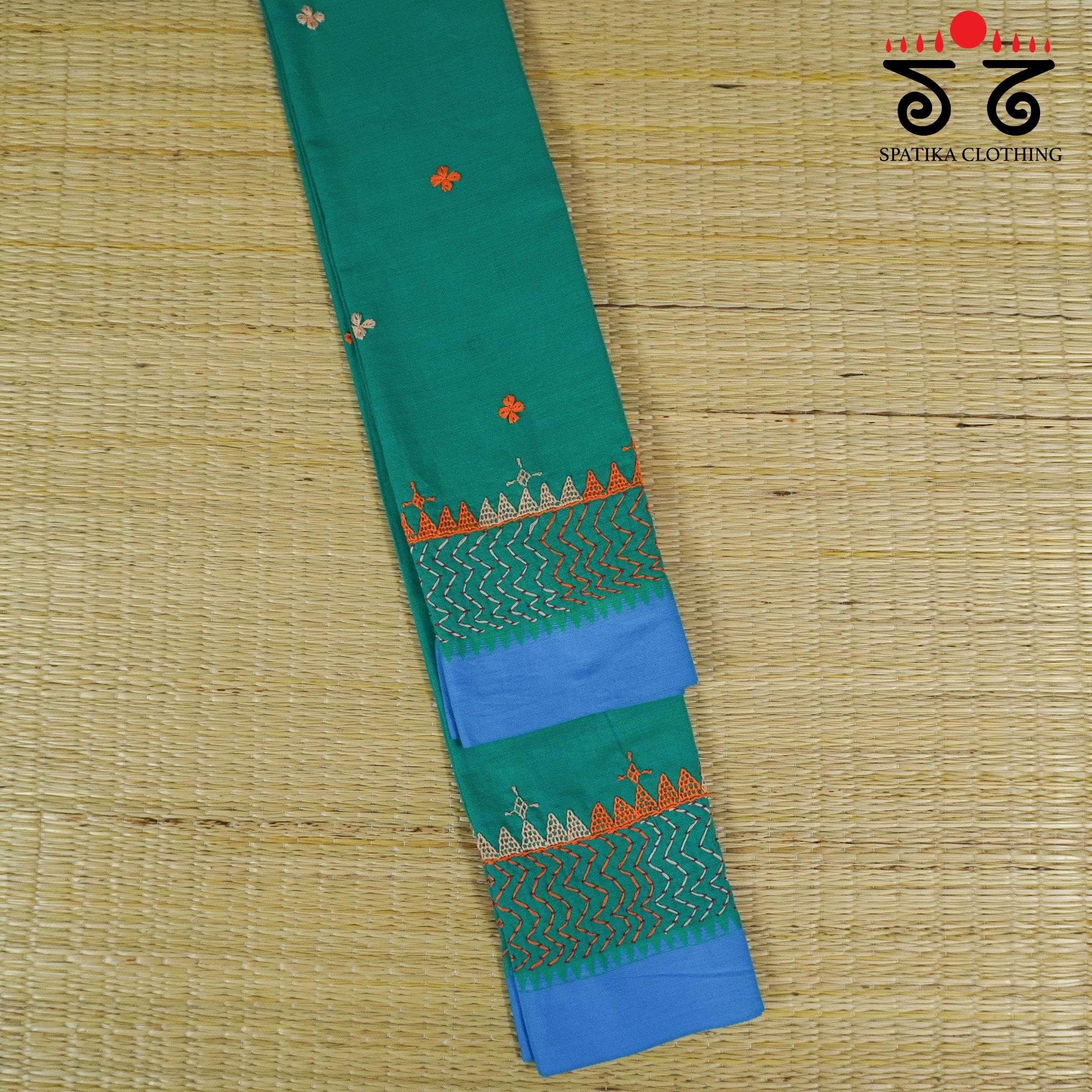 Lambani Hand-embroidered Blouse Fabric