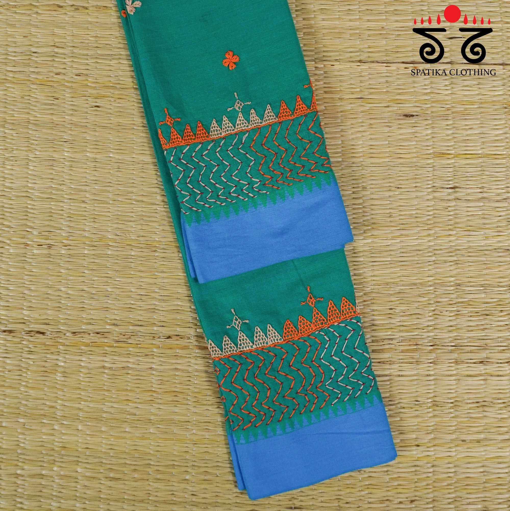 Lambani Hand-embroidered Blouse Fabric