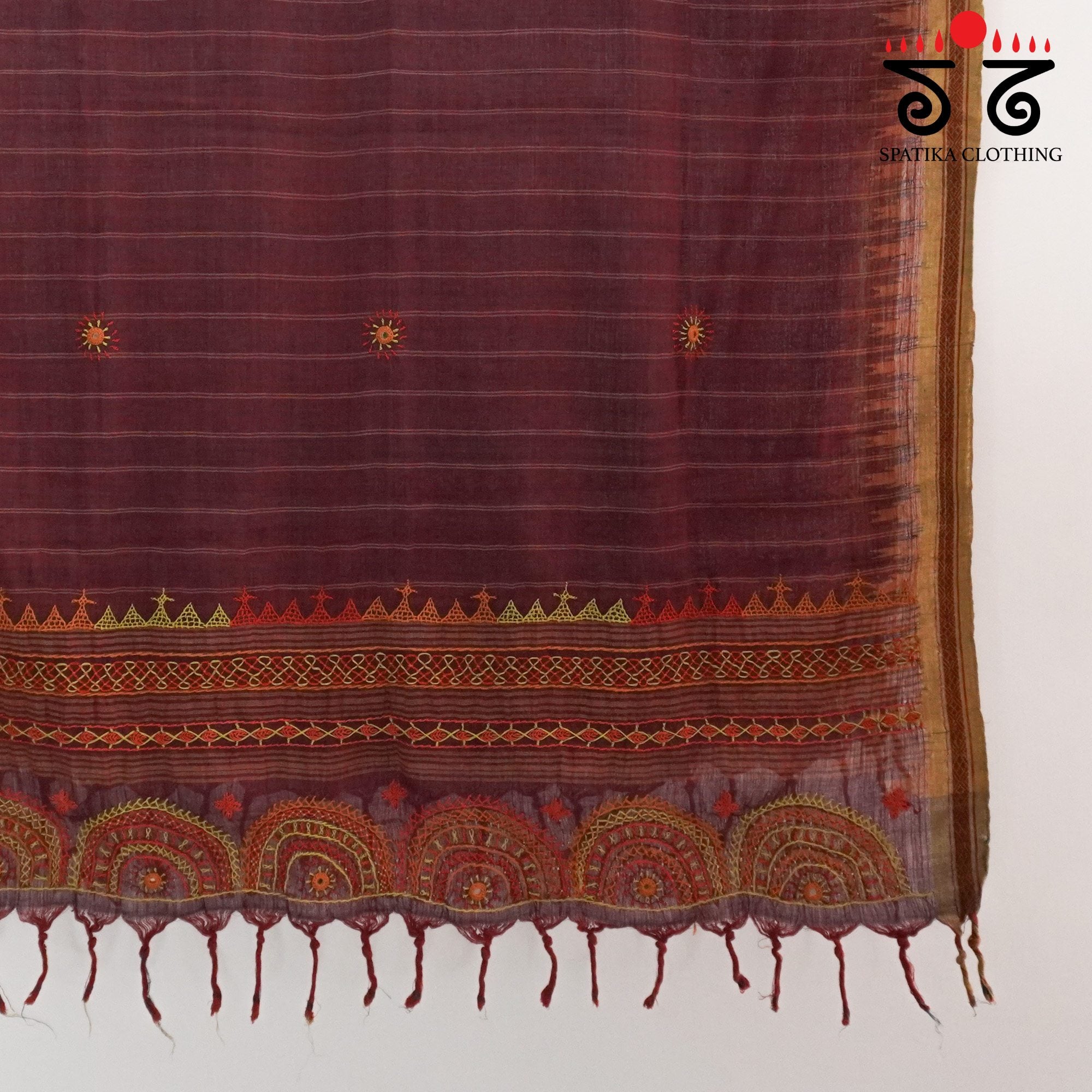 Ponduru Hand Embroidered Dupatta