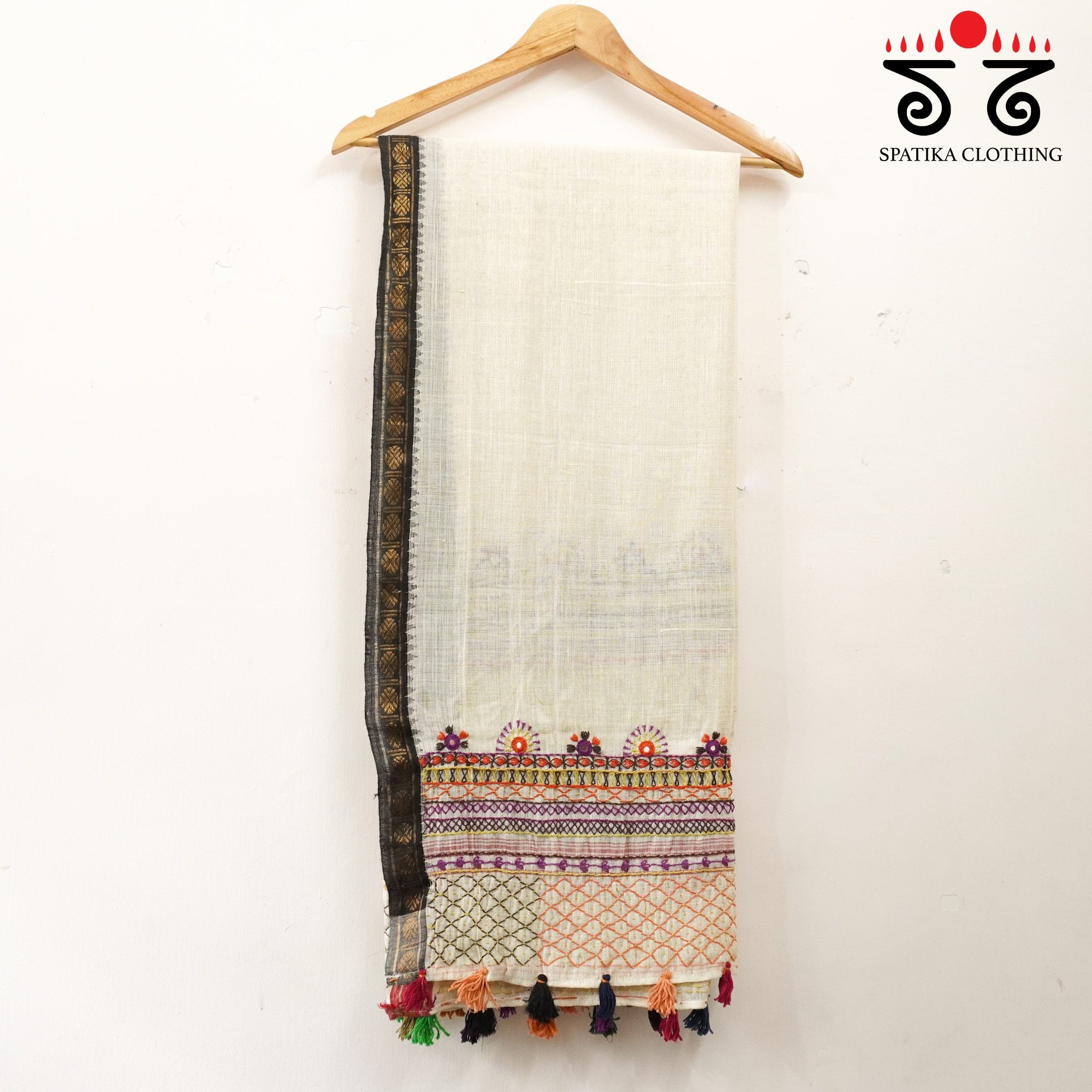 Ponduru Hand Embroidered Angavastram