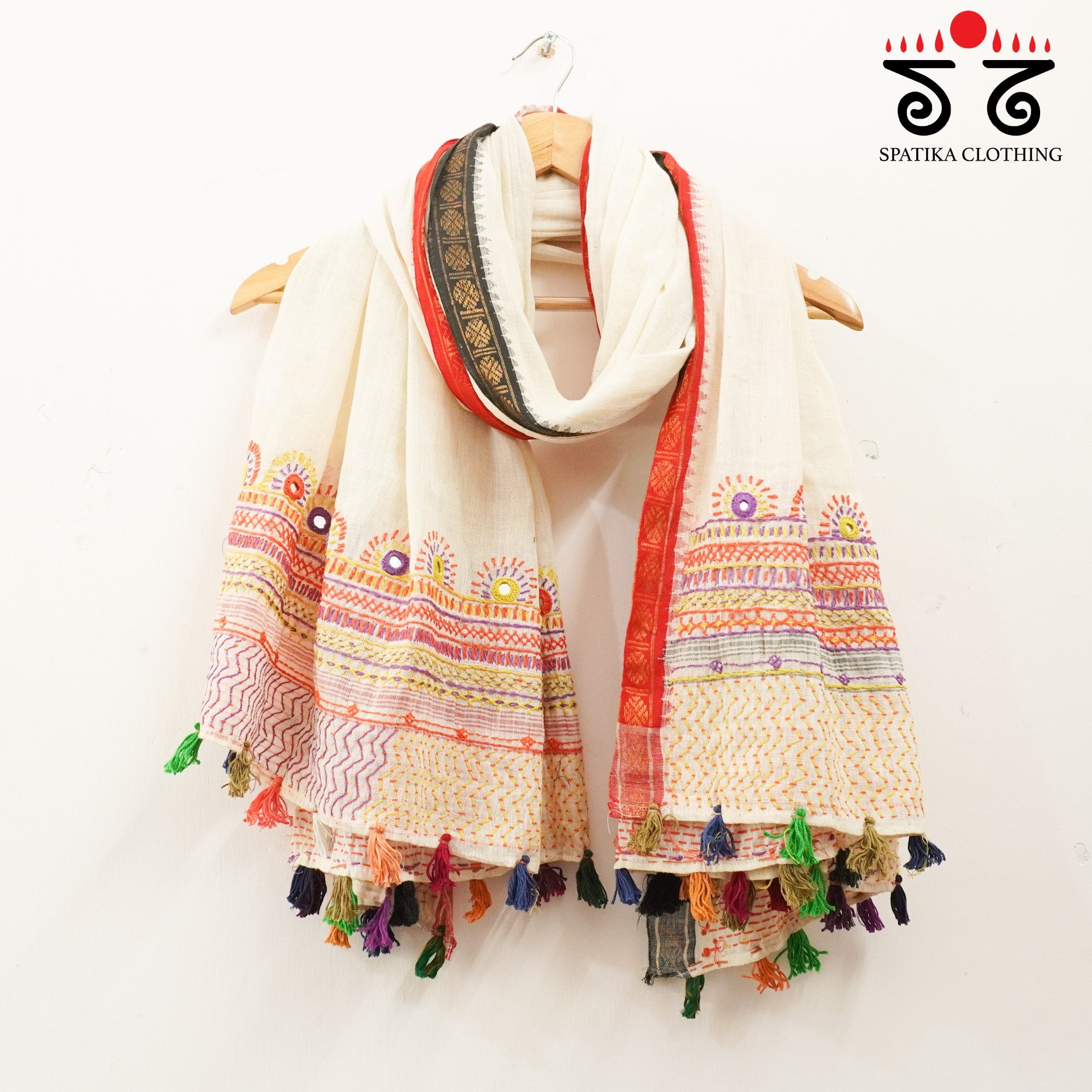 Ponduru Hand Embroidered Dupatta
