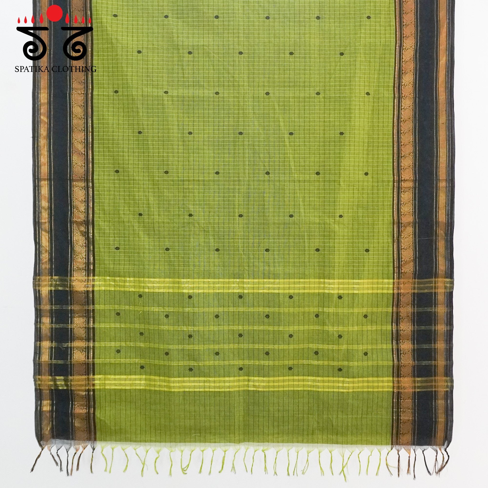 Green Chettinad Cotton Saree