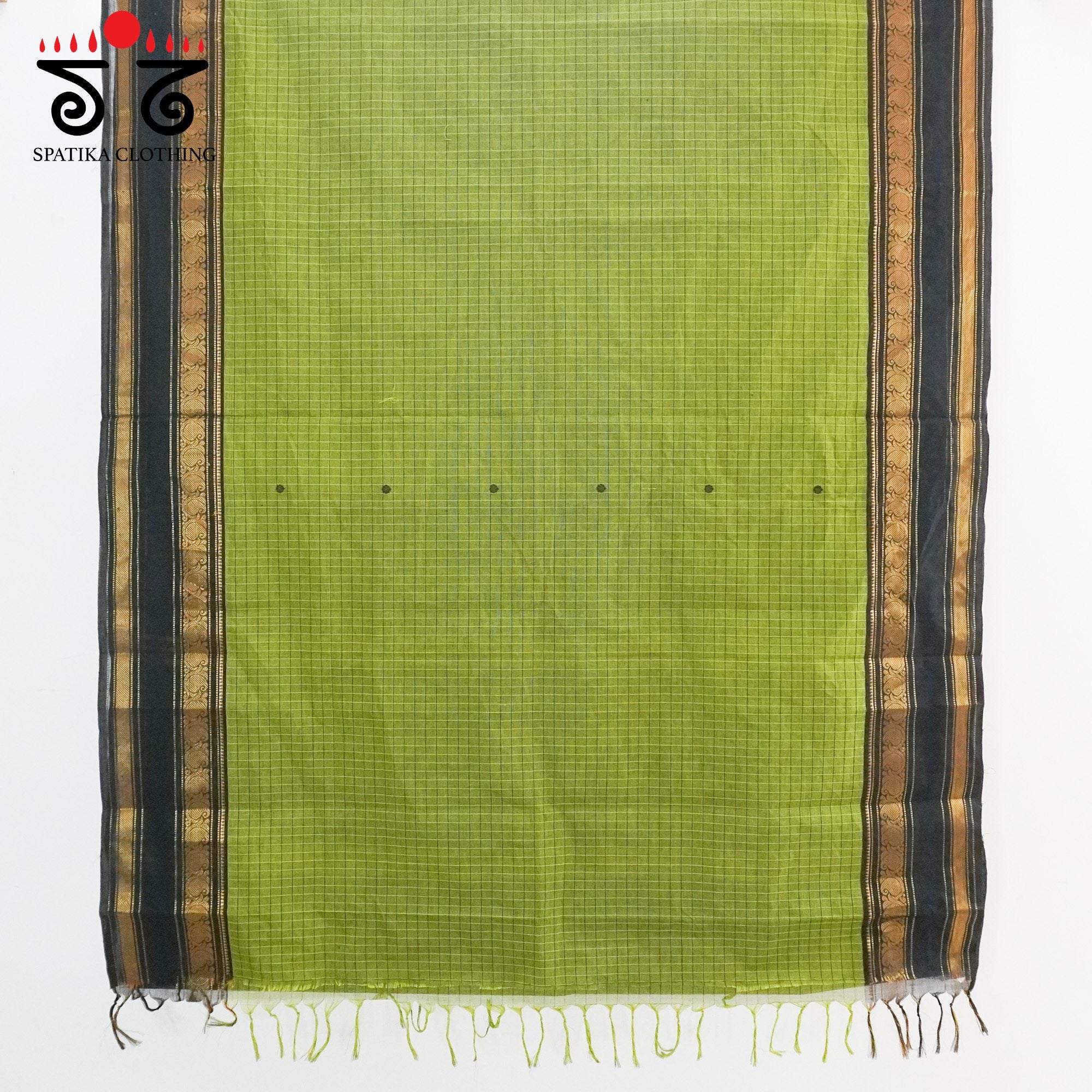 Green Chettinad Cotton Saree