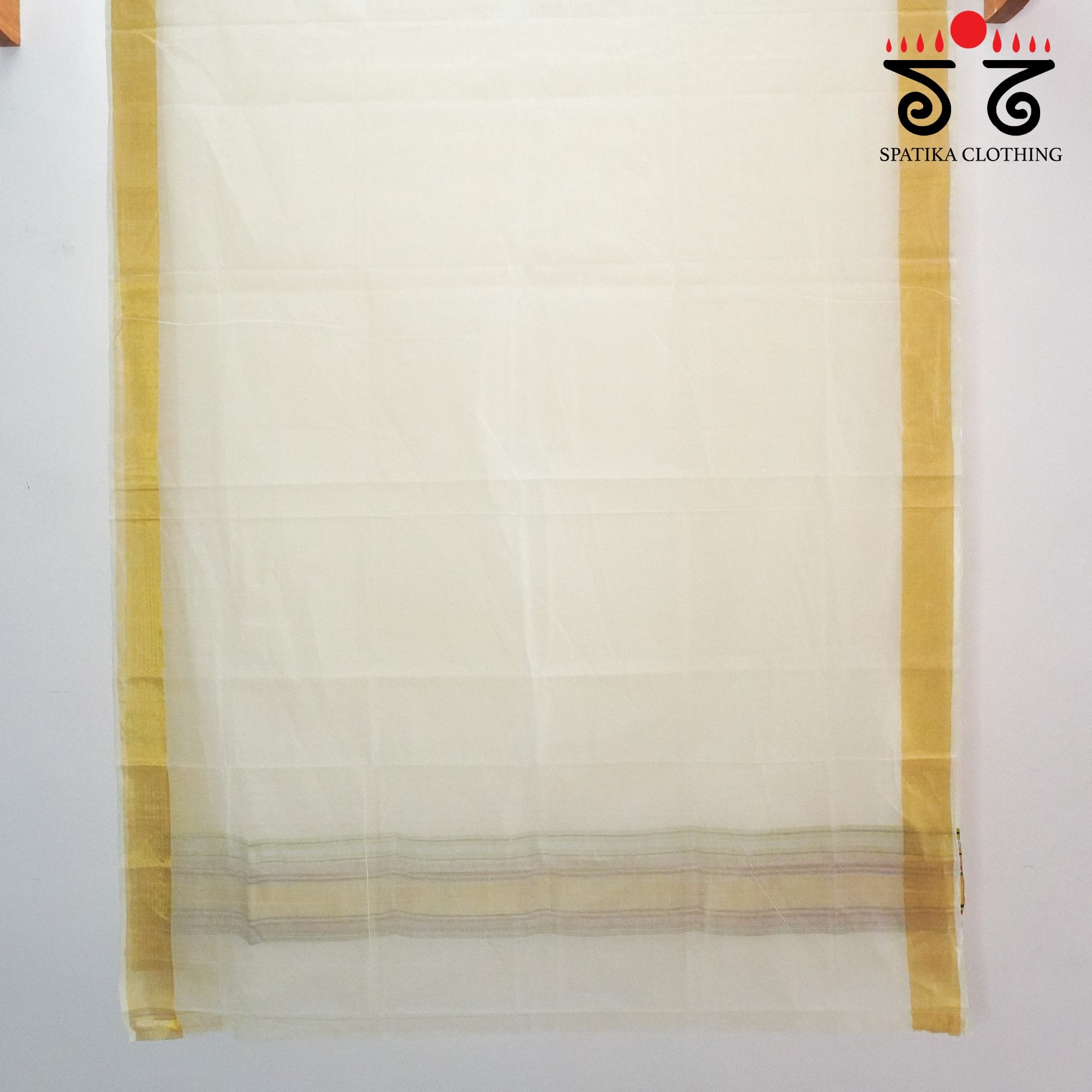 Kerala Kasavu Handloom Cotton Saree