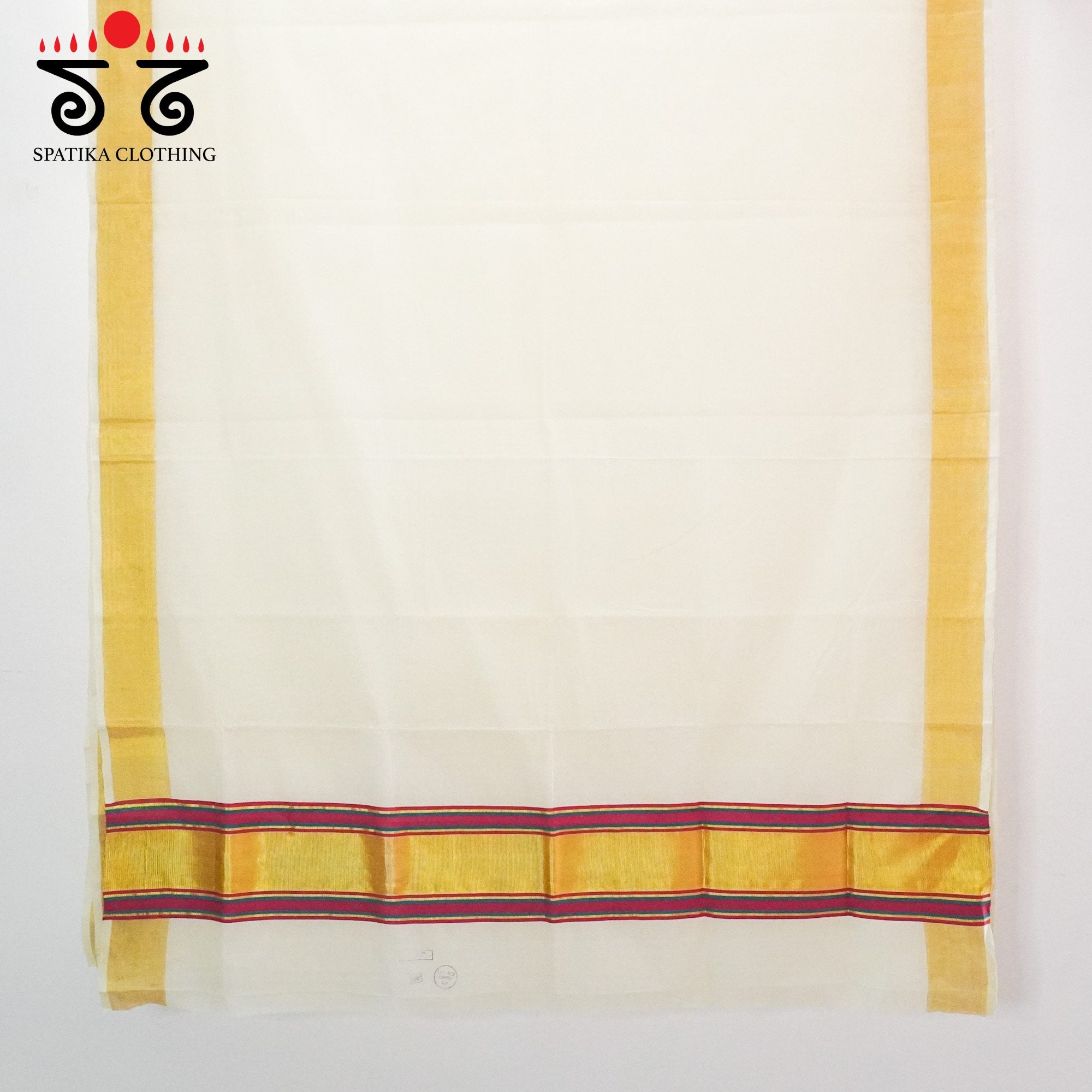 Kerala Kasavu Handloom Cotton Saree