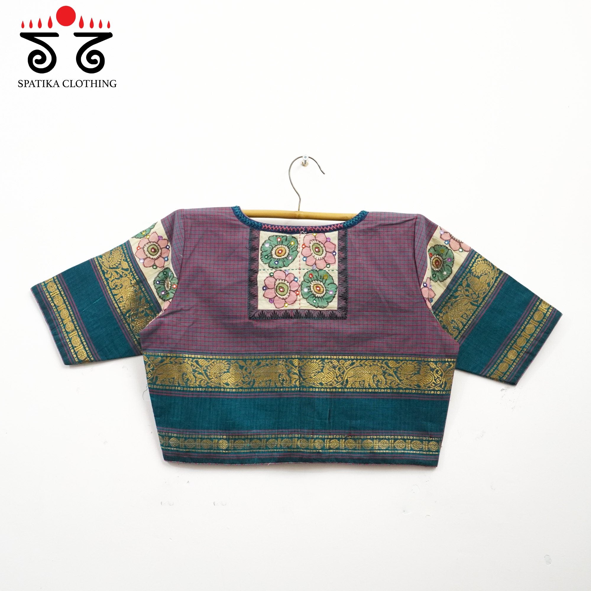 Grape Chettinad - Pen Kalamkari Blouse