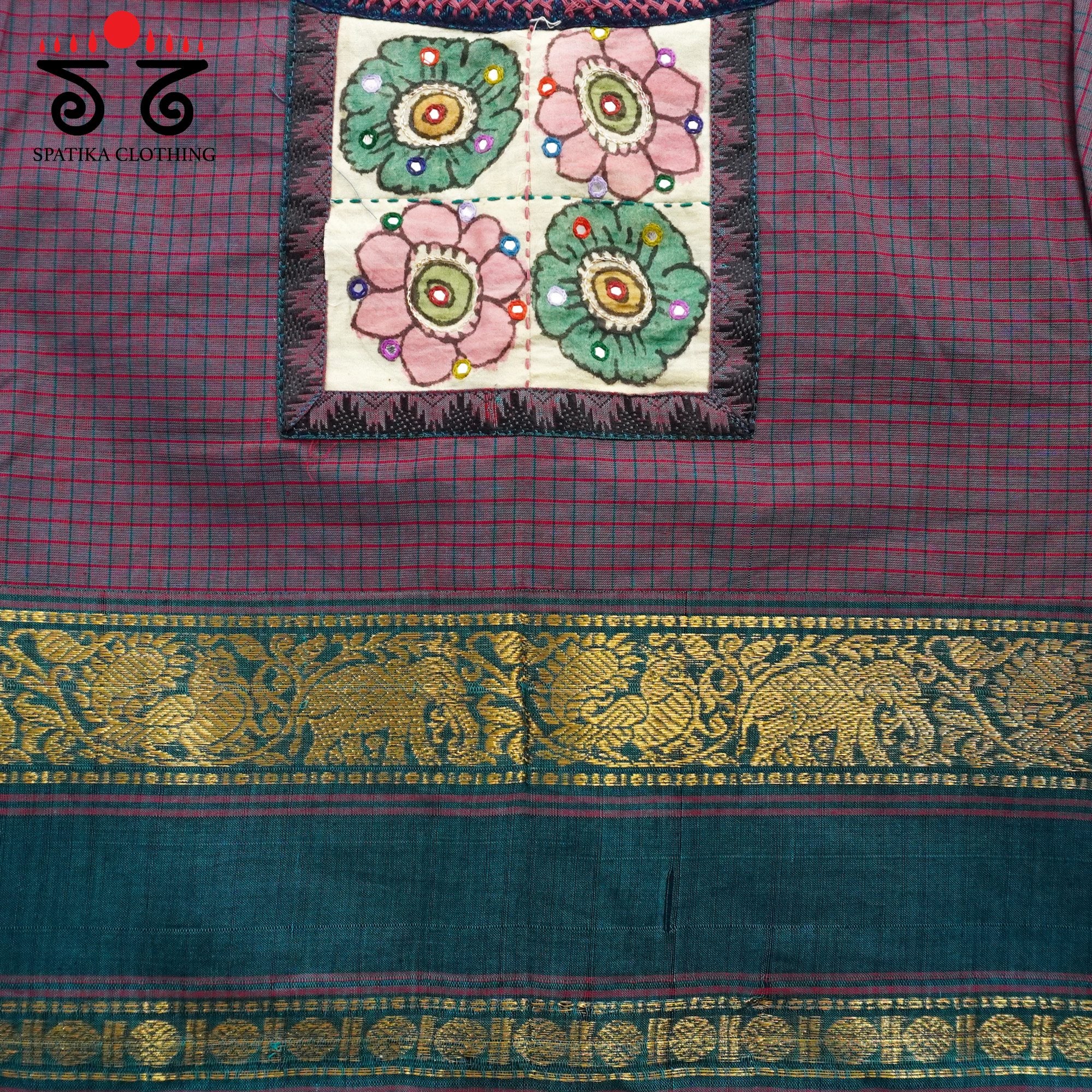 Grape Chettinad - Pen Kalamkari Blouse