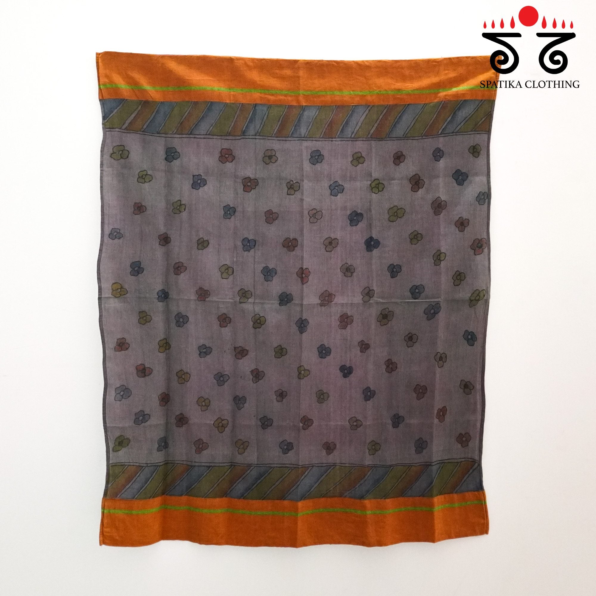 Pen Kalamkari On Ponduru Blouse Fabric