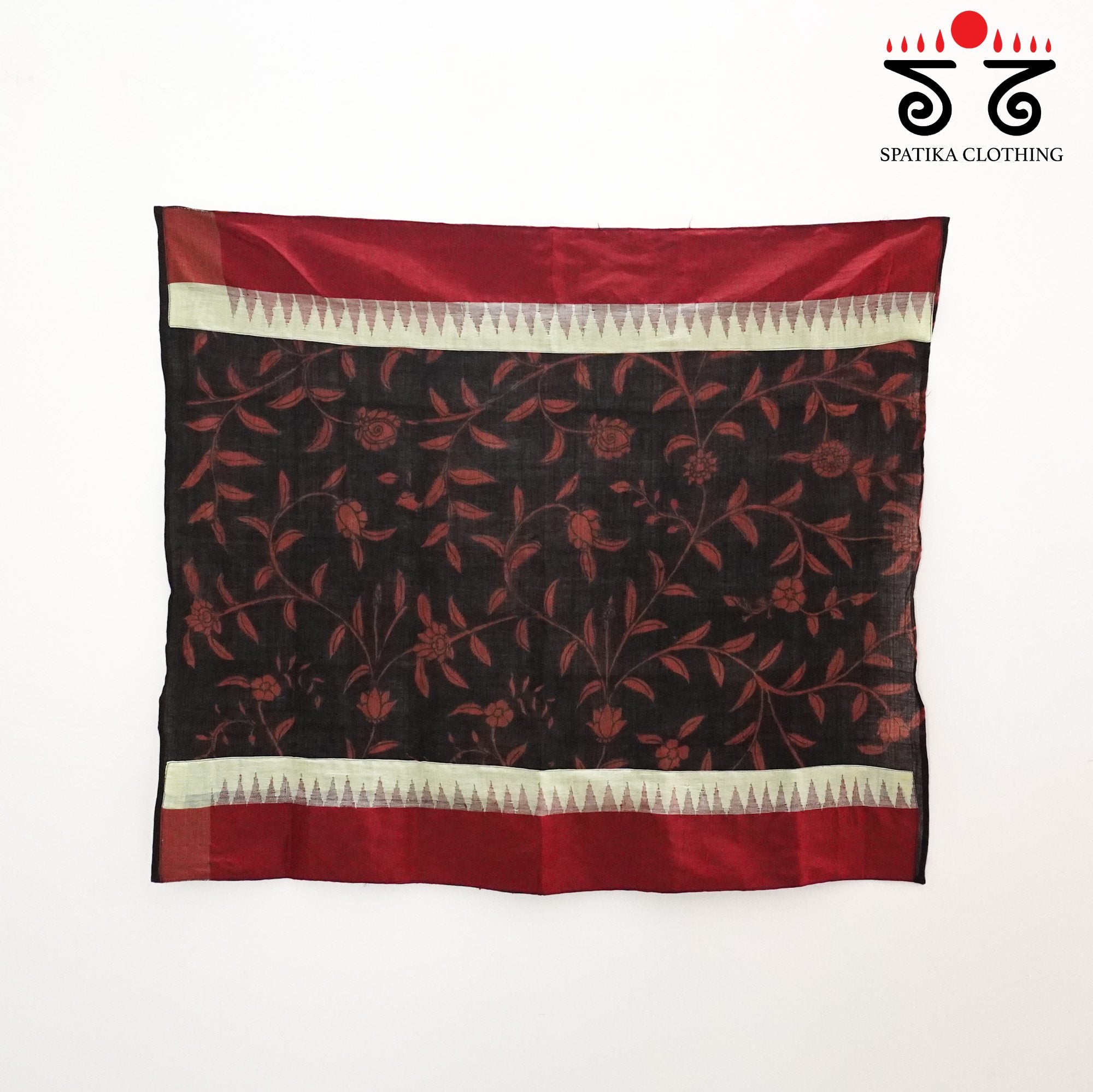 Ponduru Handspun Saree - Pen-Kalamkari Blouse