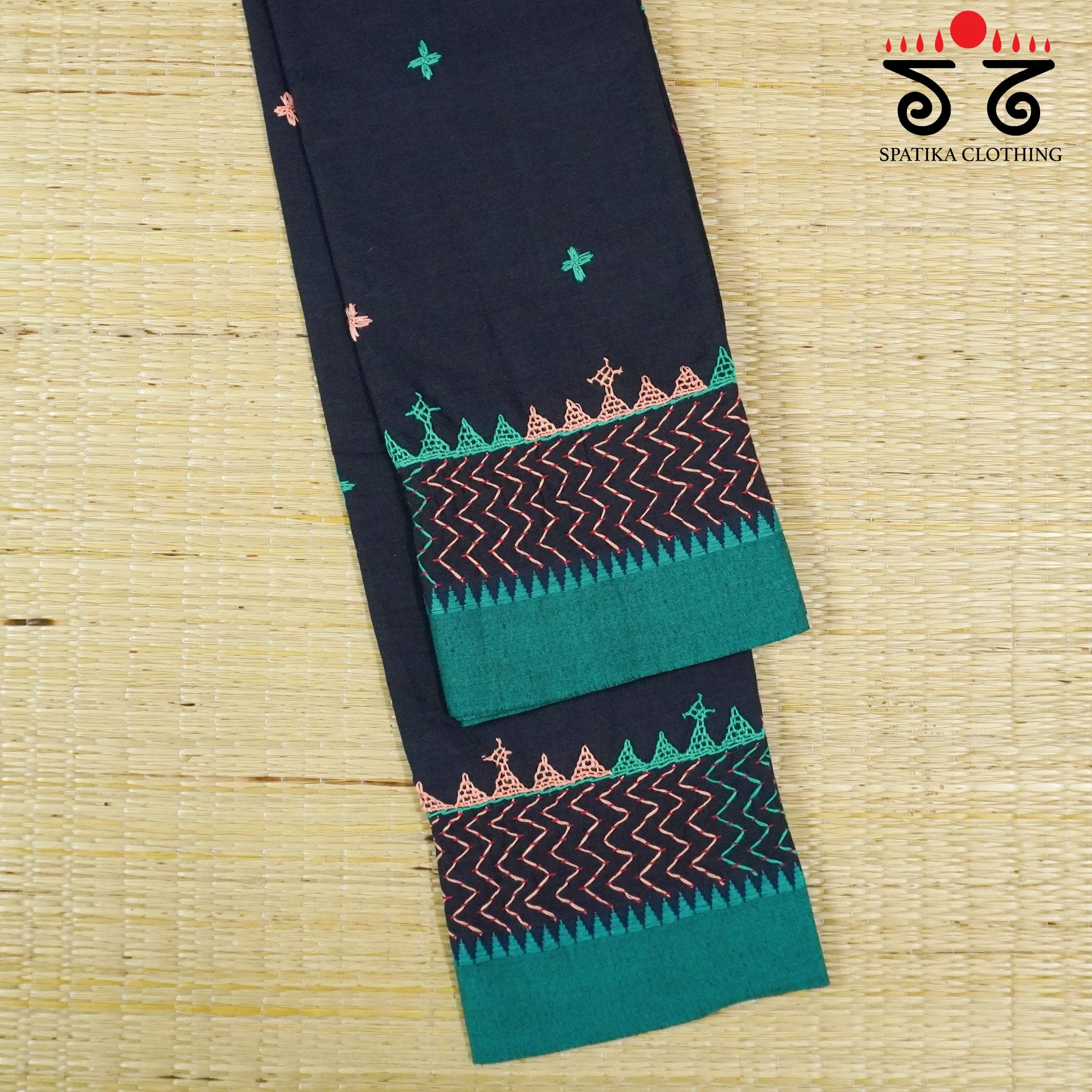 Lambani Hand-embroidered Blouse Fabric