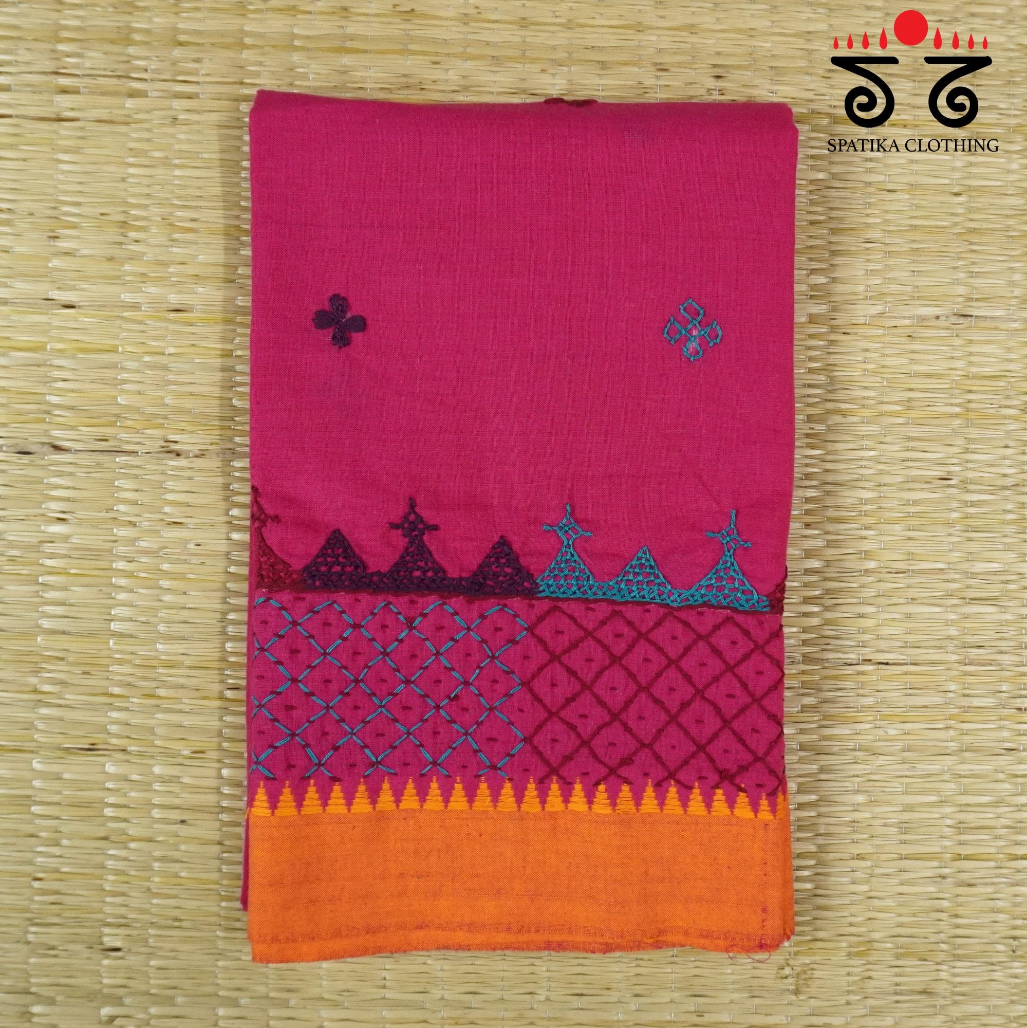 Lambani Hand-embroidered Blouse Fabric