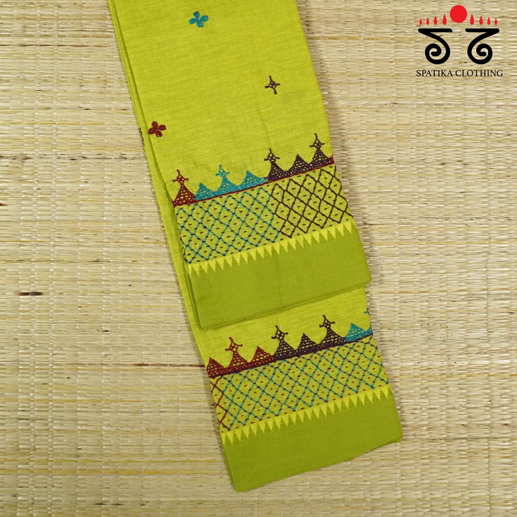 Lambani Hand-embroidered Blouse Fabric