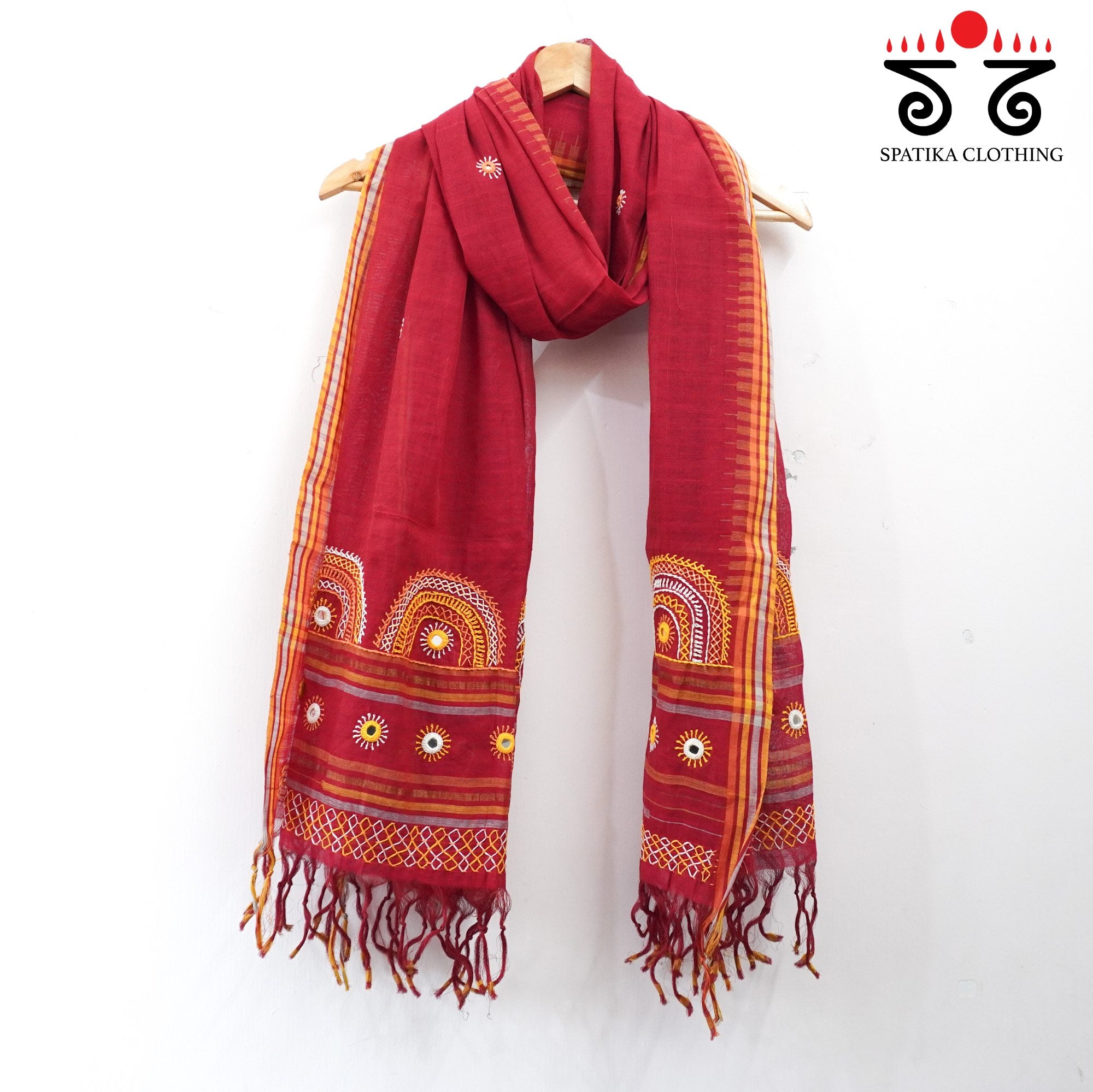 Ponduru Hand Embroidered Dupatta