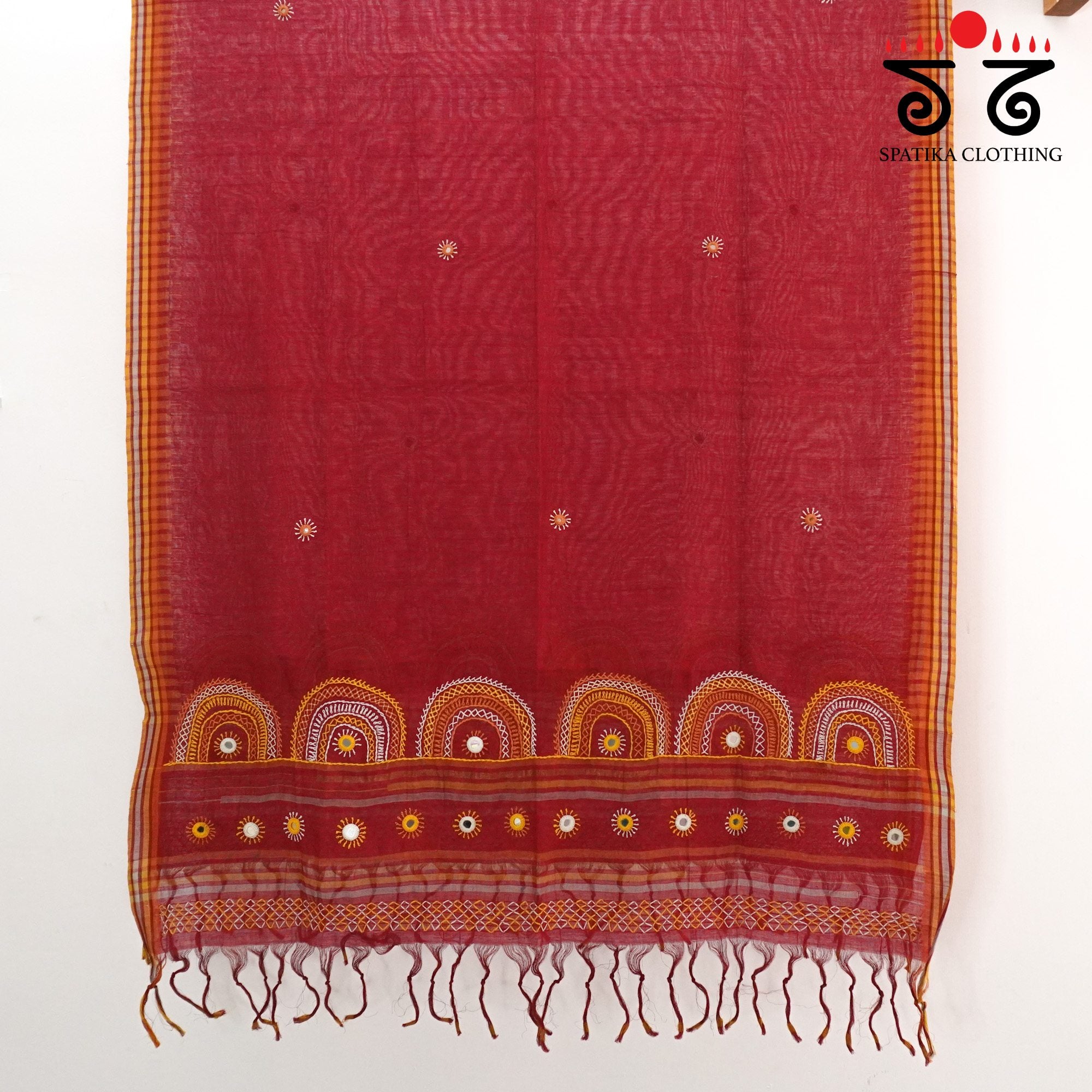 Ponduru Hand Embroidered Dupatta