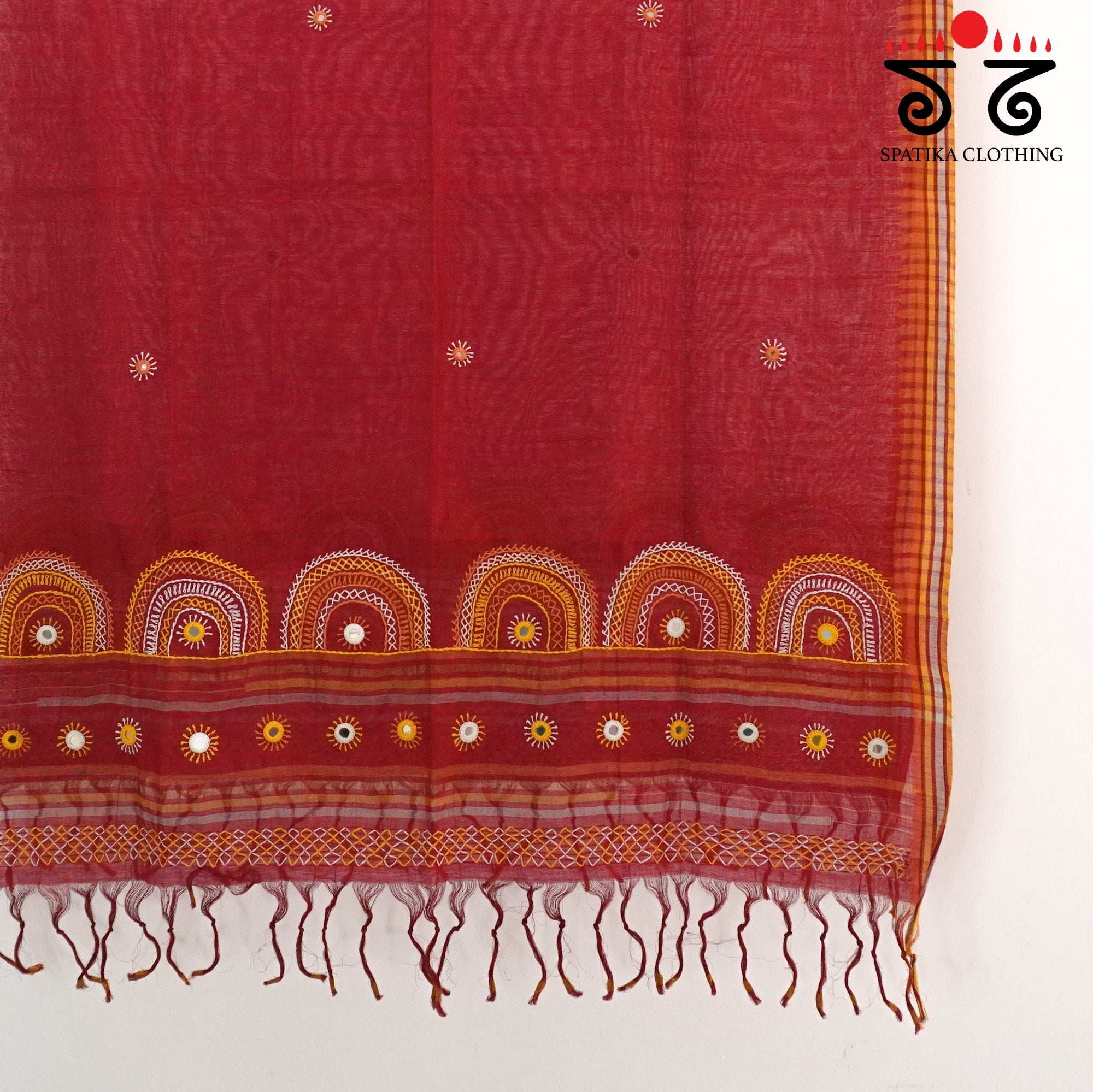 Ponduru Hand Embroidered Dupatta