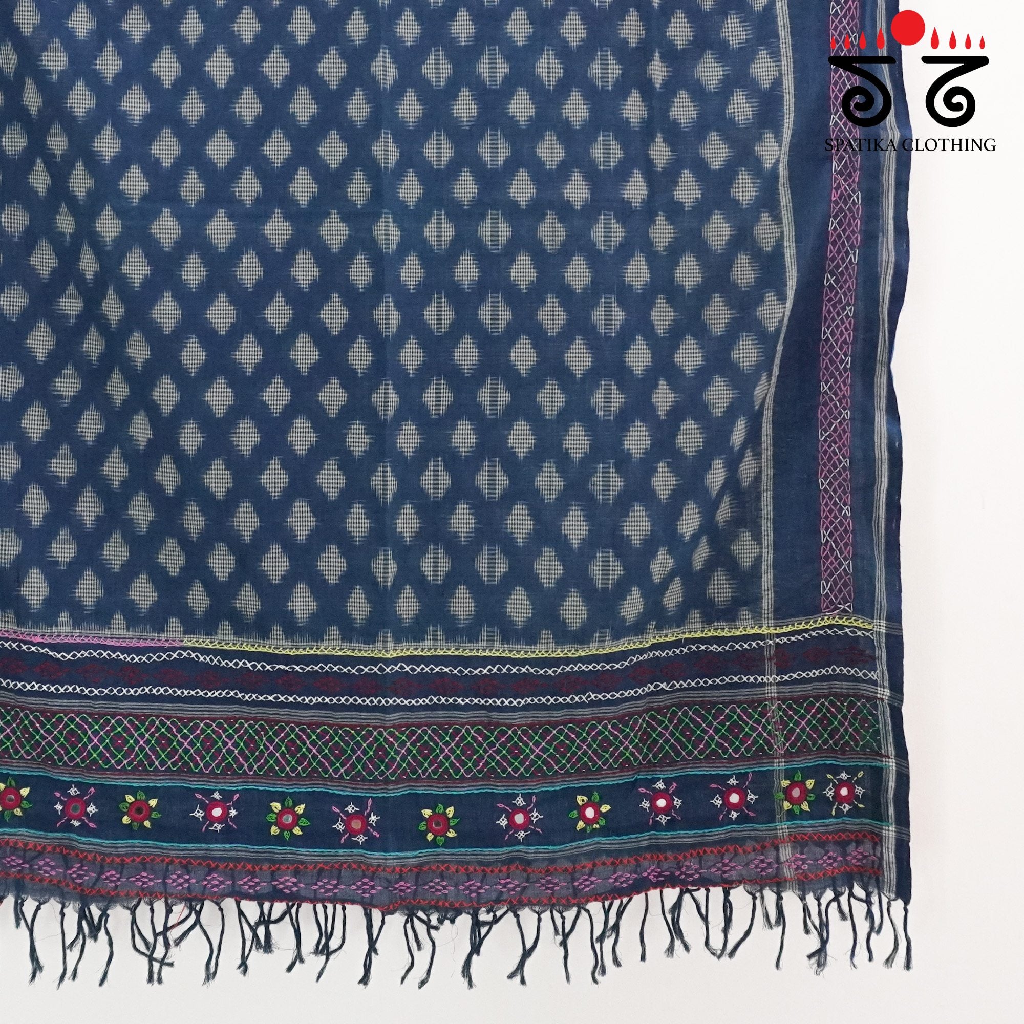 Telia-Lambani Hand Embroidered Dupatta