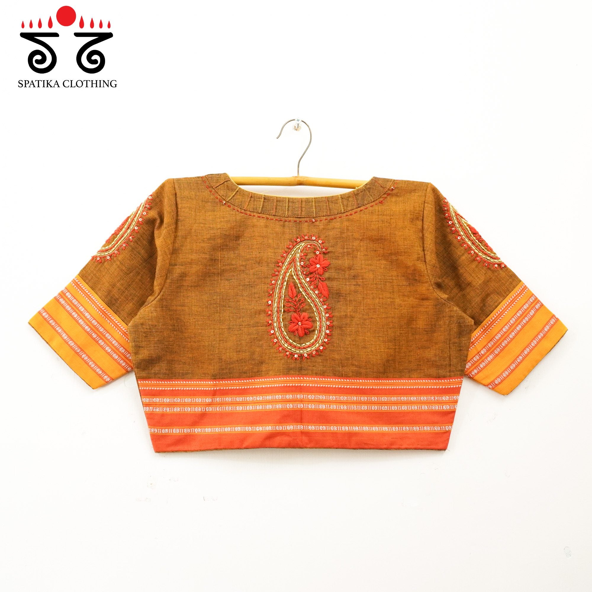 The Ilkal Chikan Blouse - Festive Edit