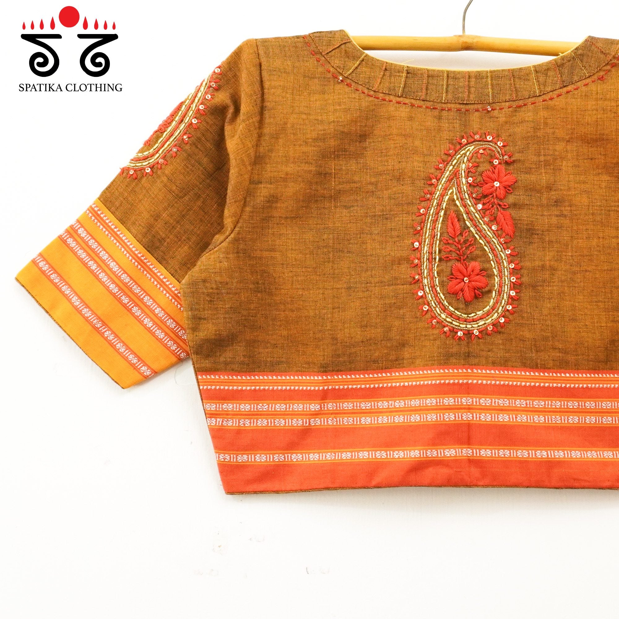 The Ilkal Chikan Blouse - Festive Edit