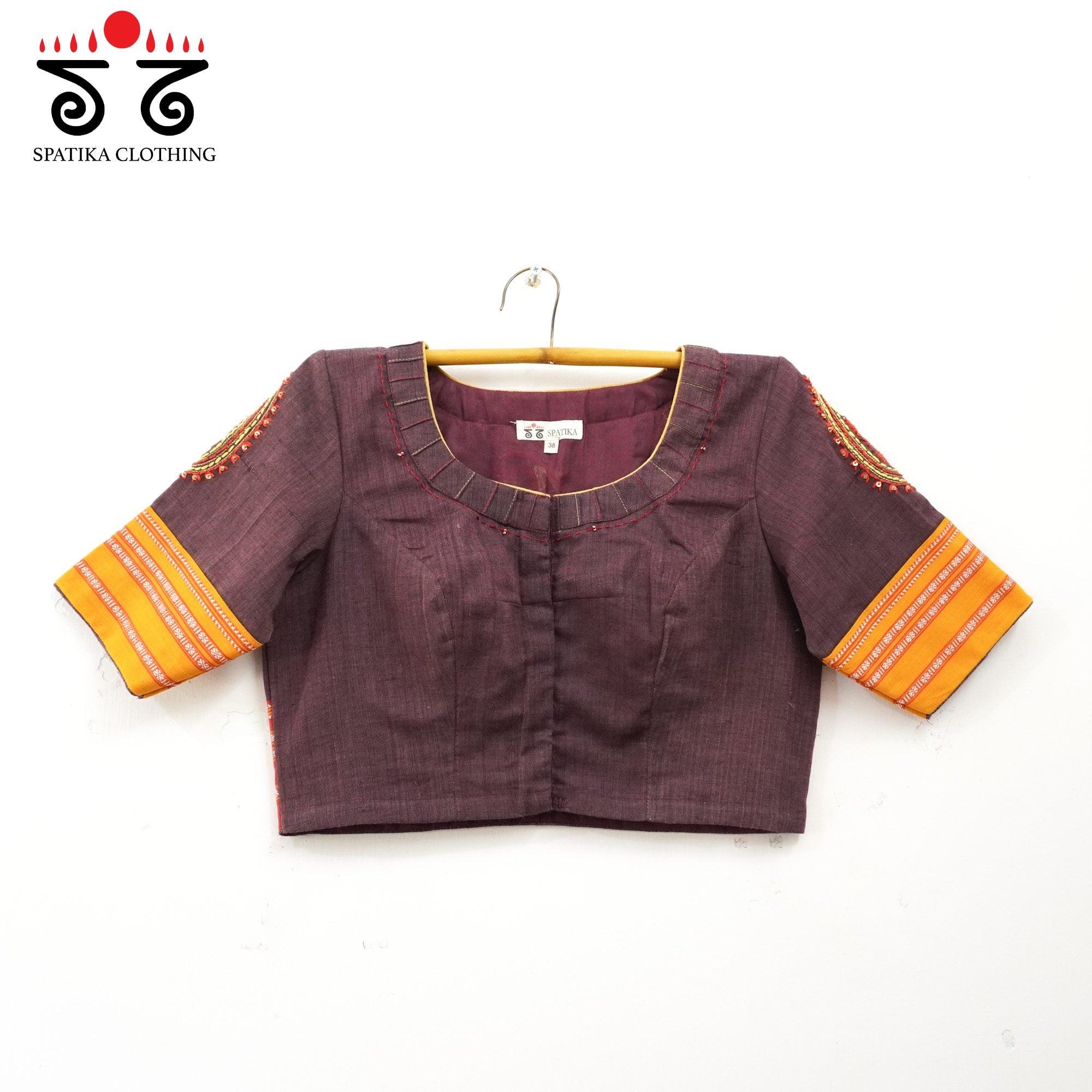 The Ilkal Chikan Blouse - Festive Edit