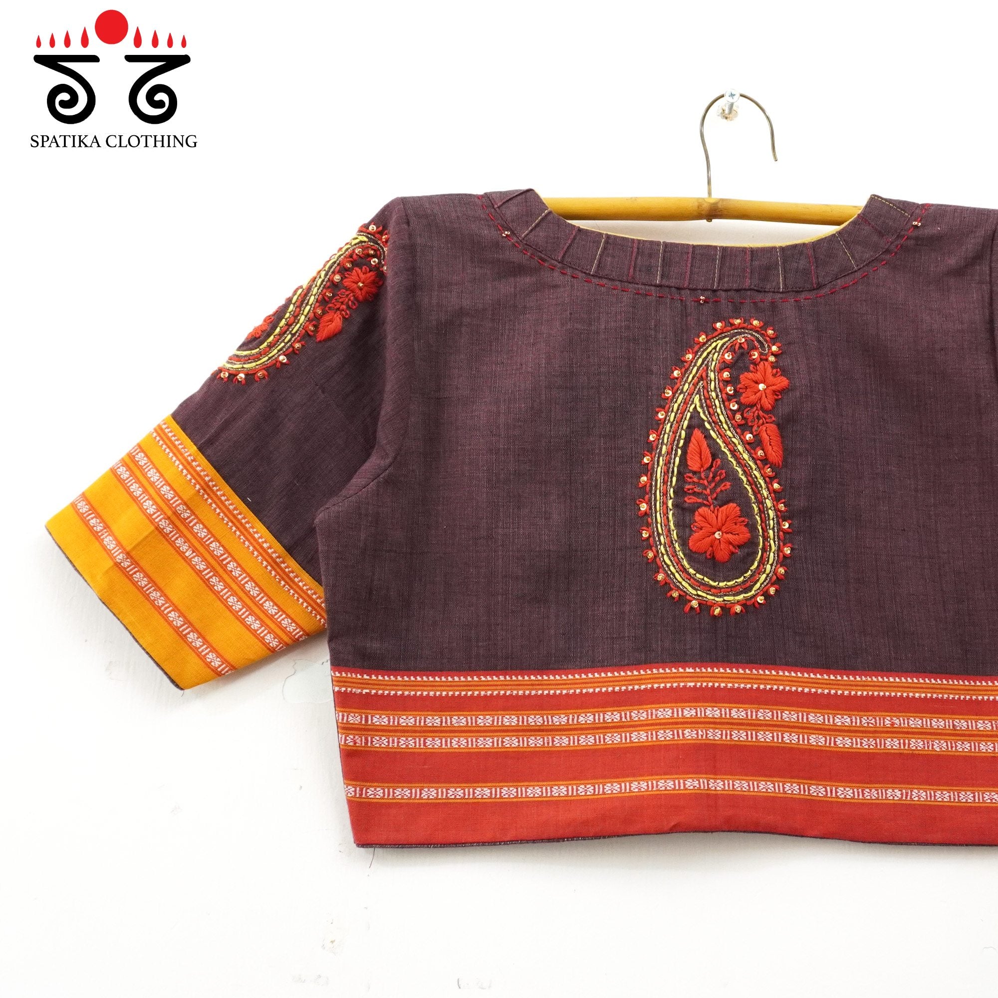 The Ilkal Chikan Blouse - Festive Edit