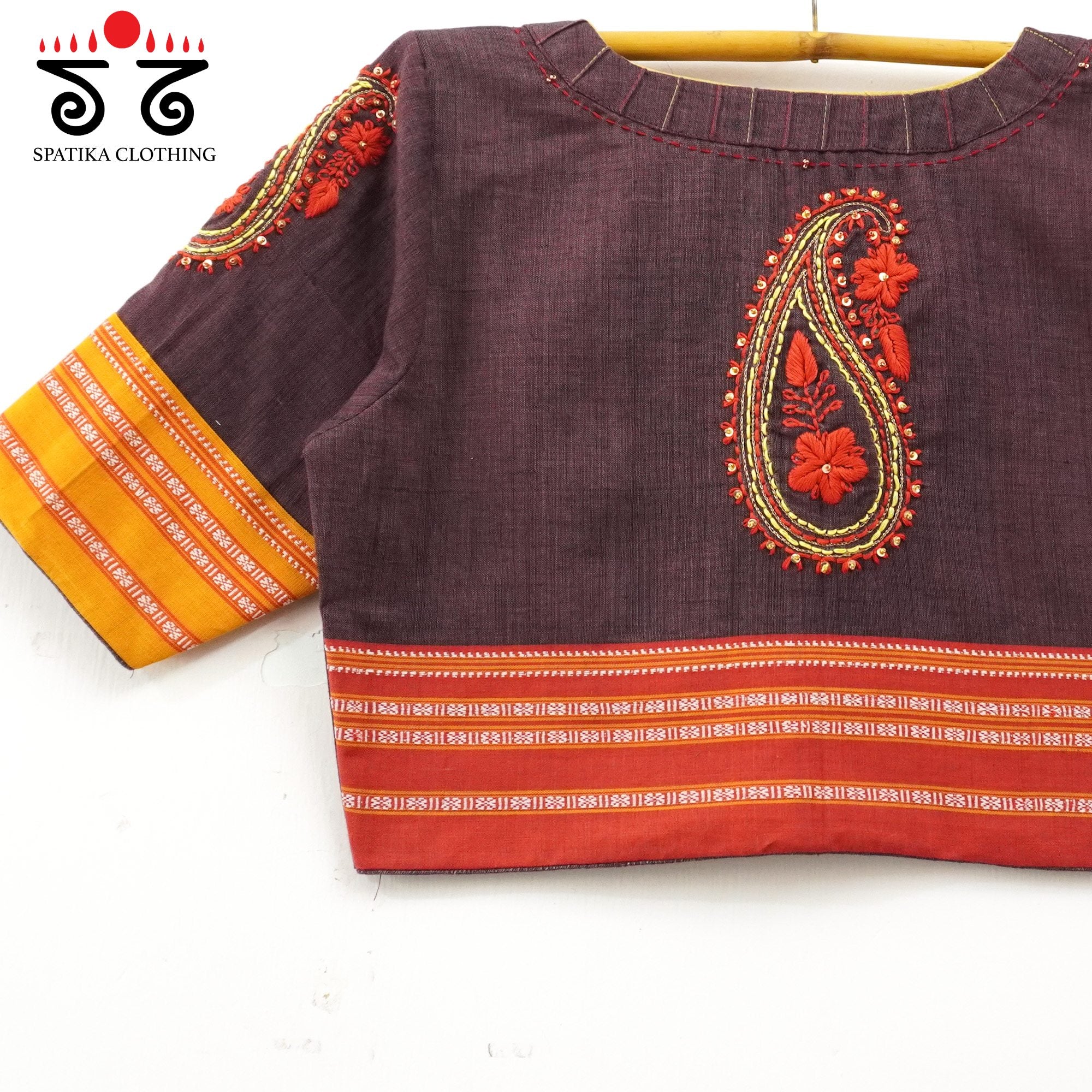 The Ilkal Chikan Blouse - Festive Edit
