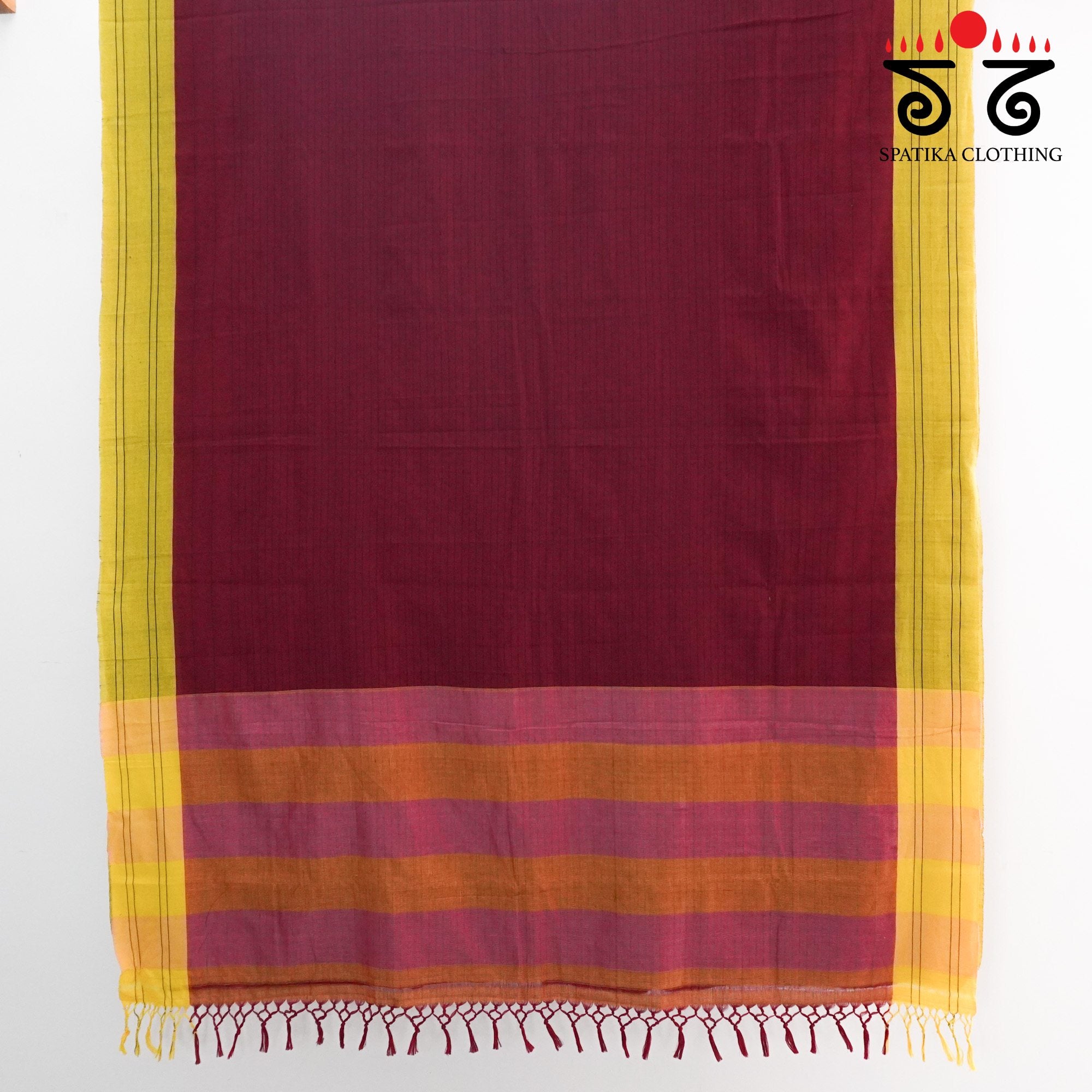 Red Ilkal Handwoven Cotton Saree - Special Edition