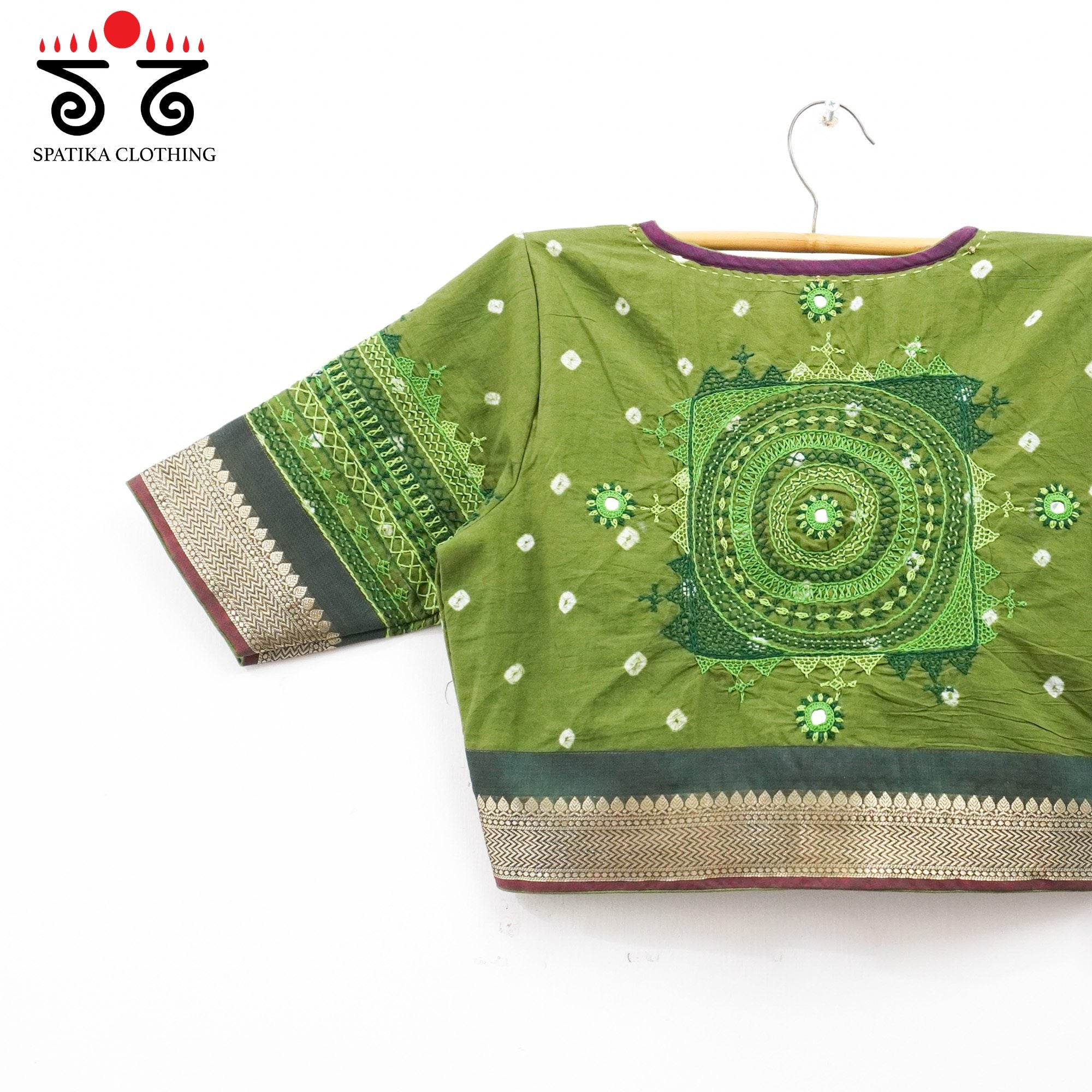 Festive Lambani Bandhani Handcrafted Blouse
