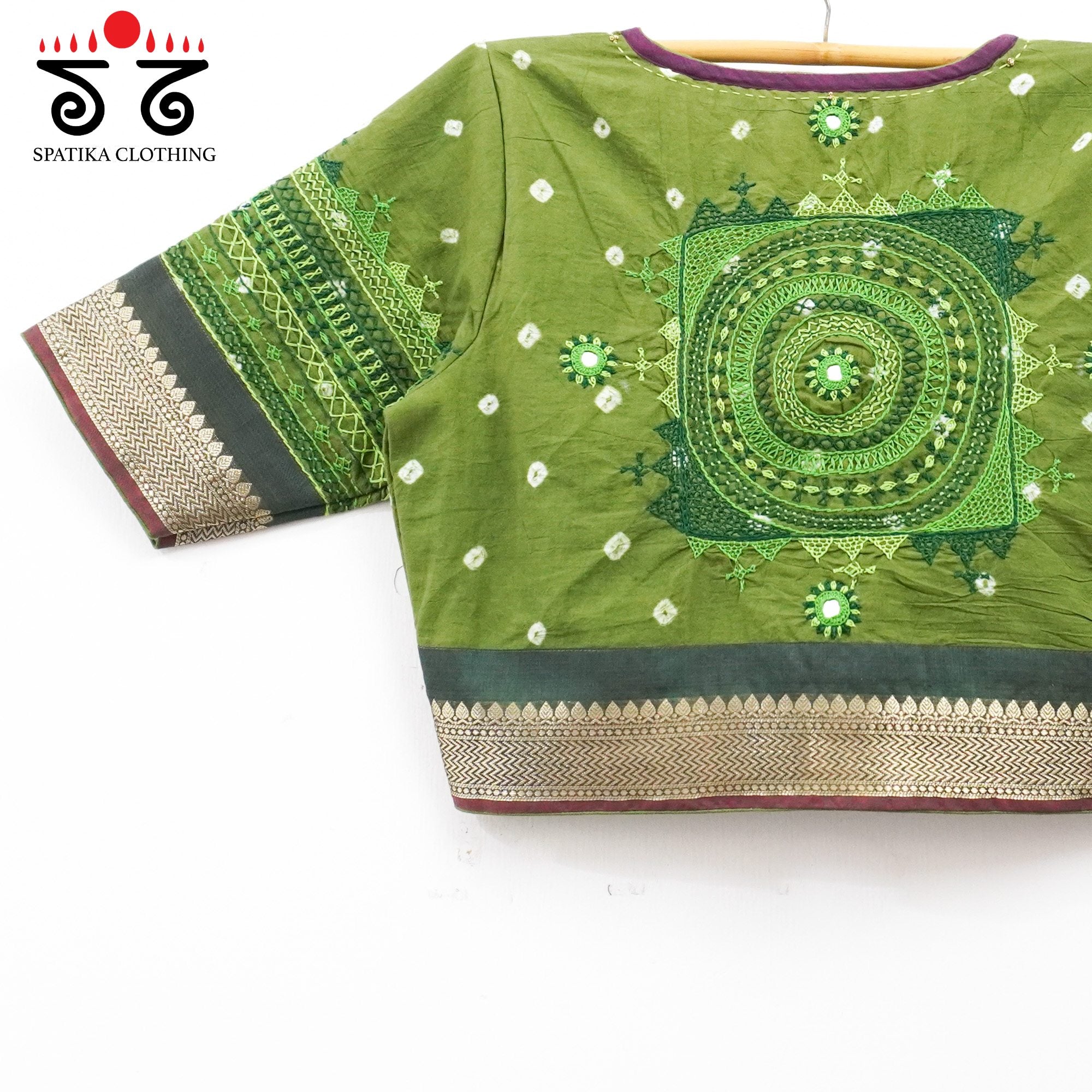 Festive Lambani Bandhani Handcrafted Blouse