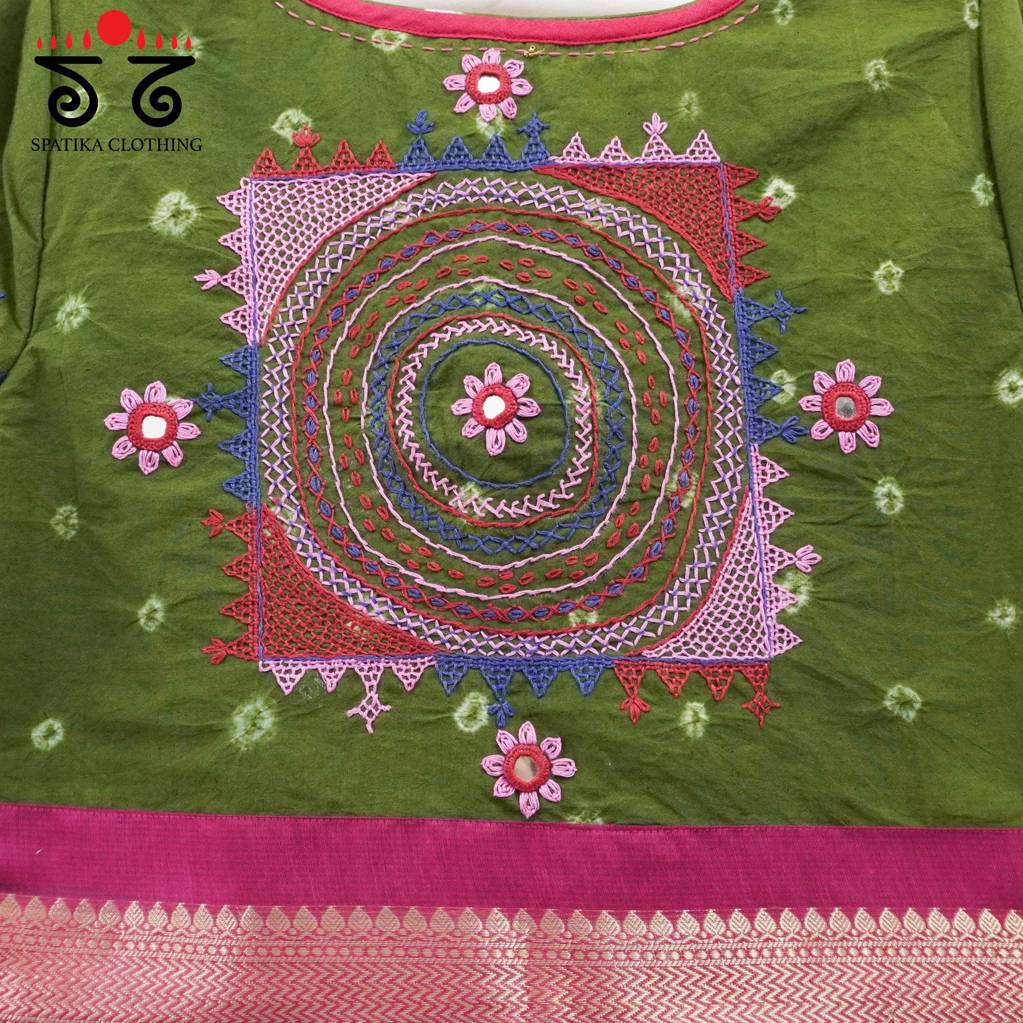Festive Lambani Bandhani Handcrafted Blouse