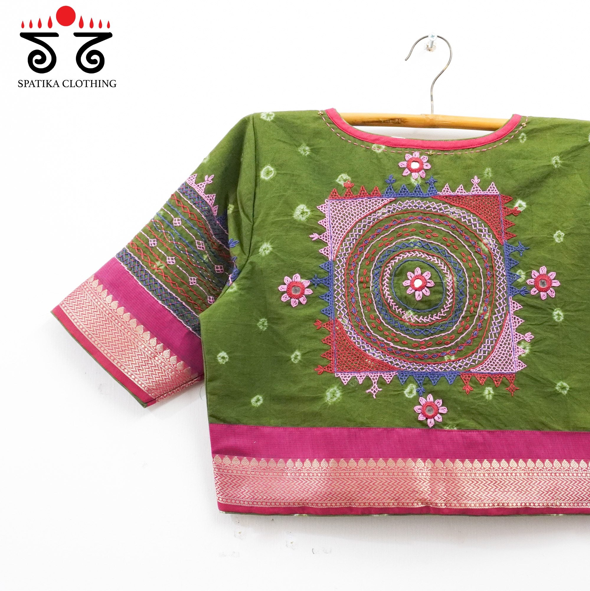Festive Lambani Bandhani Handcrafted Blouse