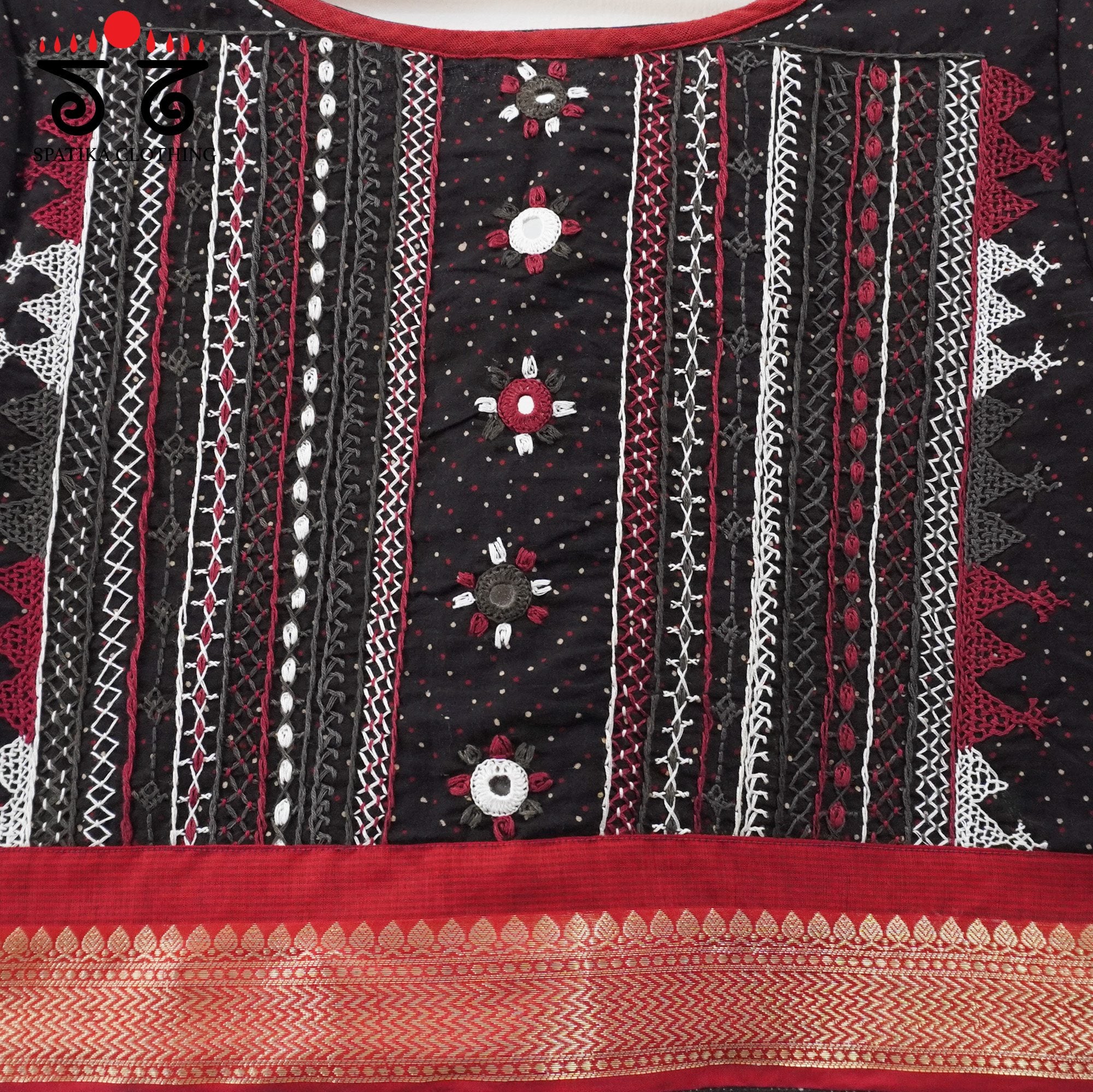 Black Kashi - Festive Lambani Blouse