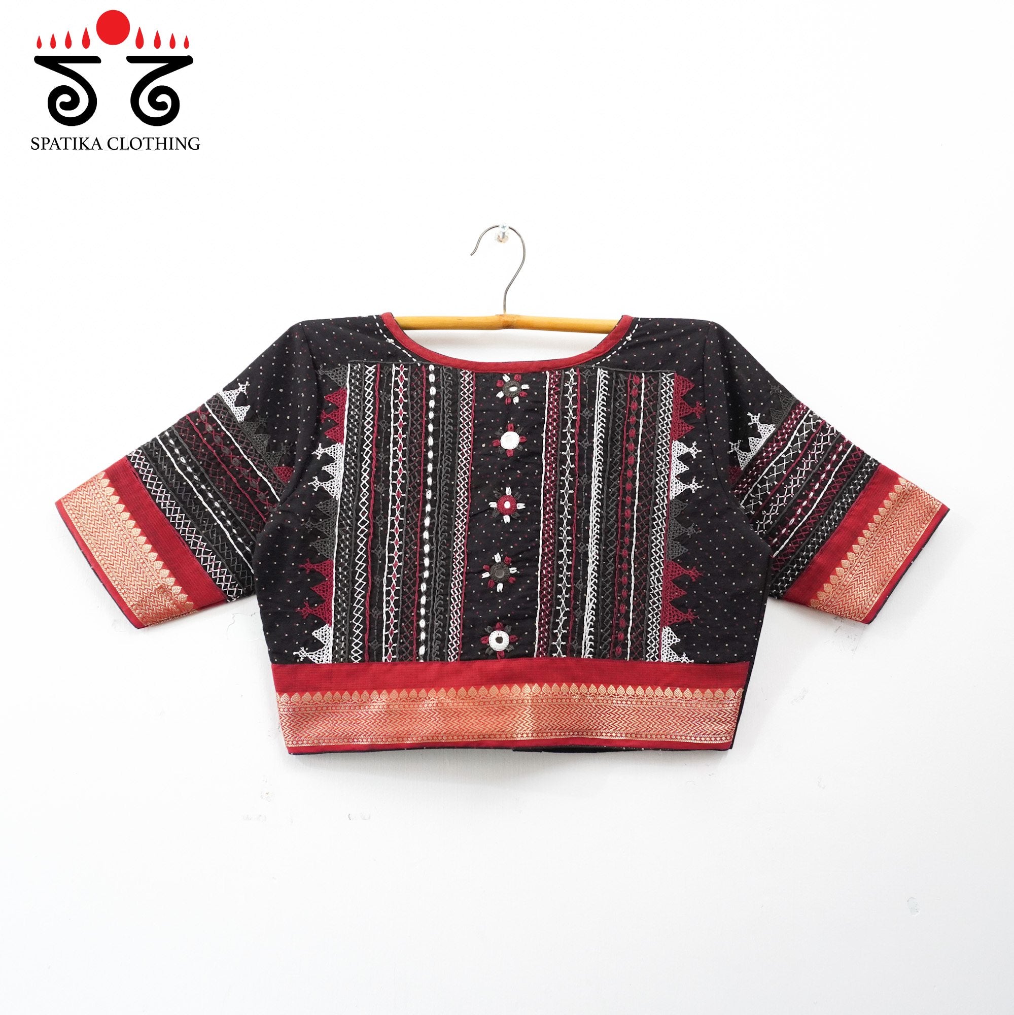 Black Kashi - Festive Lambani Blouse