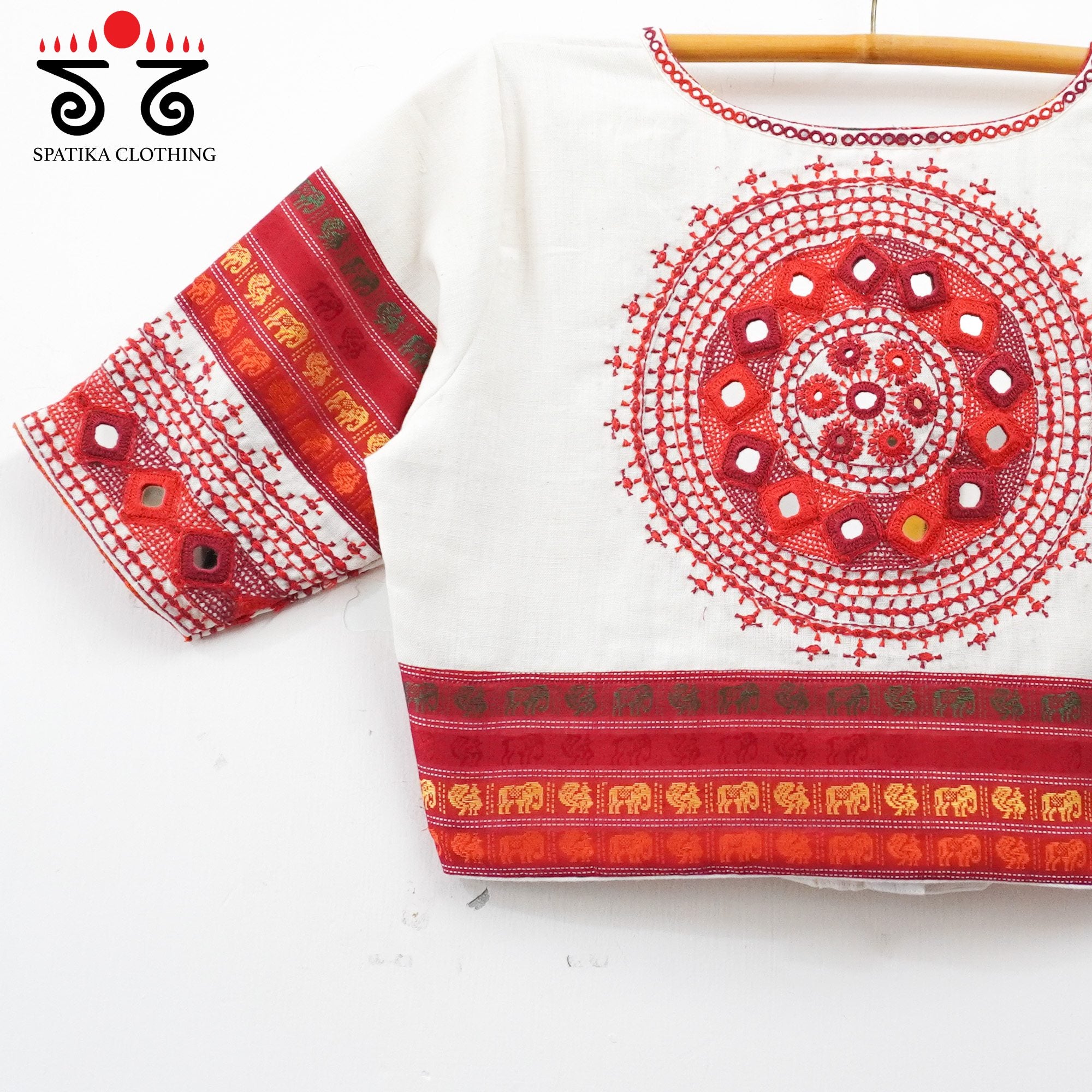 Festive Lambani Khun Handcrafted Blouse