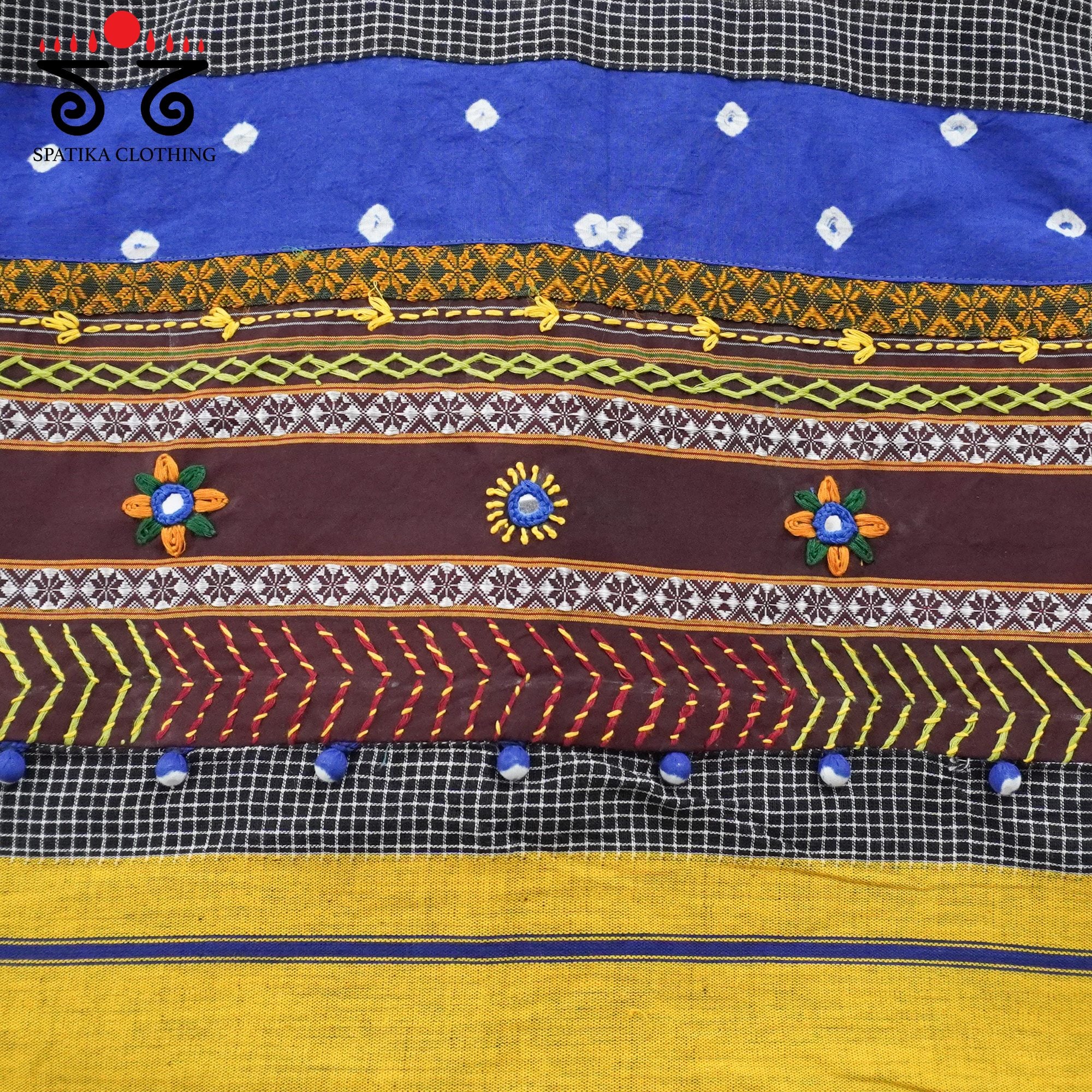 Blue Lambani Bandhani Blouse