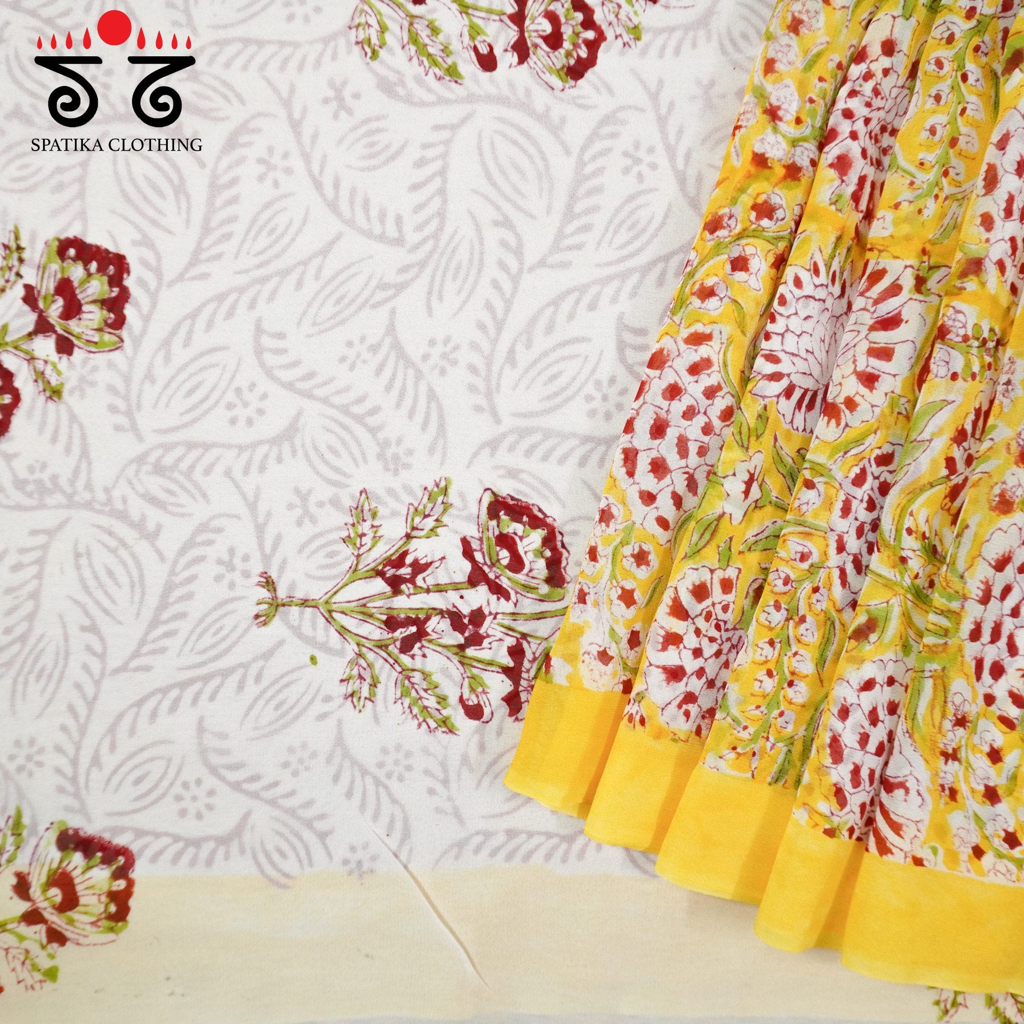 Bagru - Georgette Saree