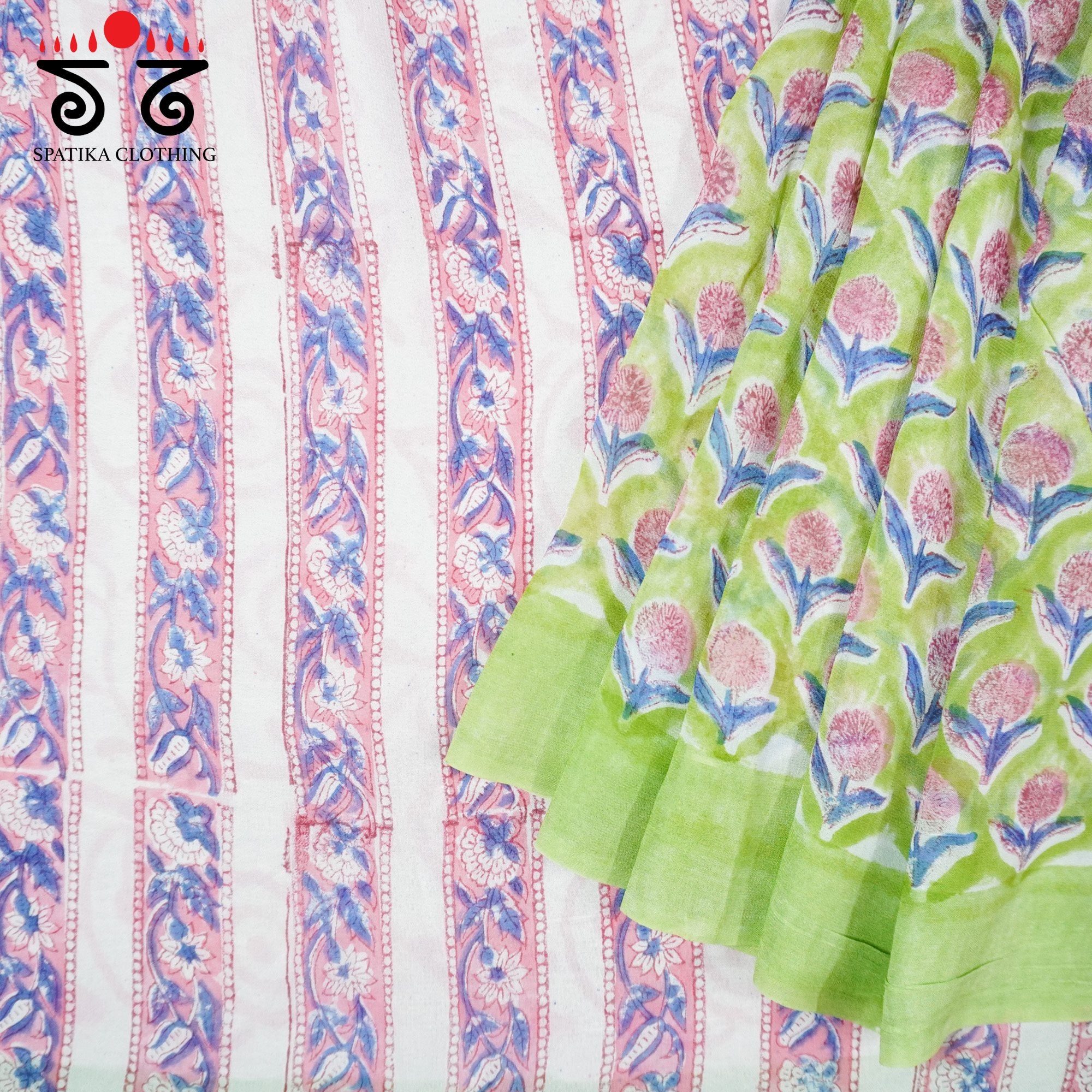 Bagru - Georgette Saree