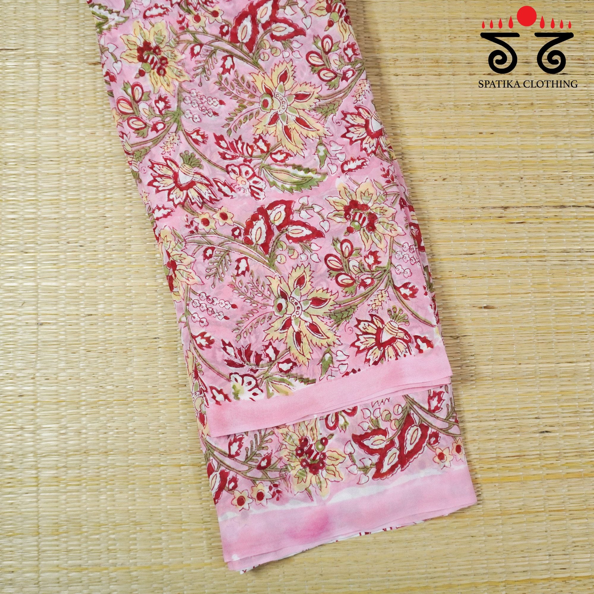 Bagru - Georgette Saree
