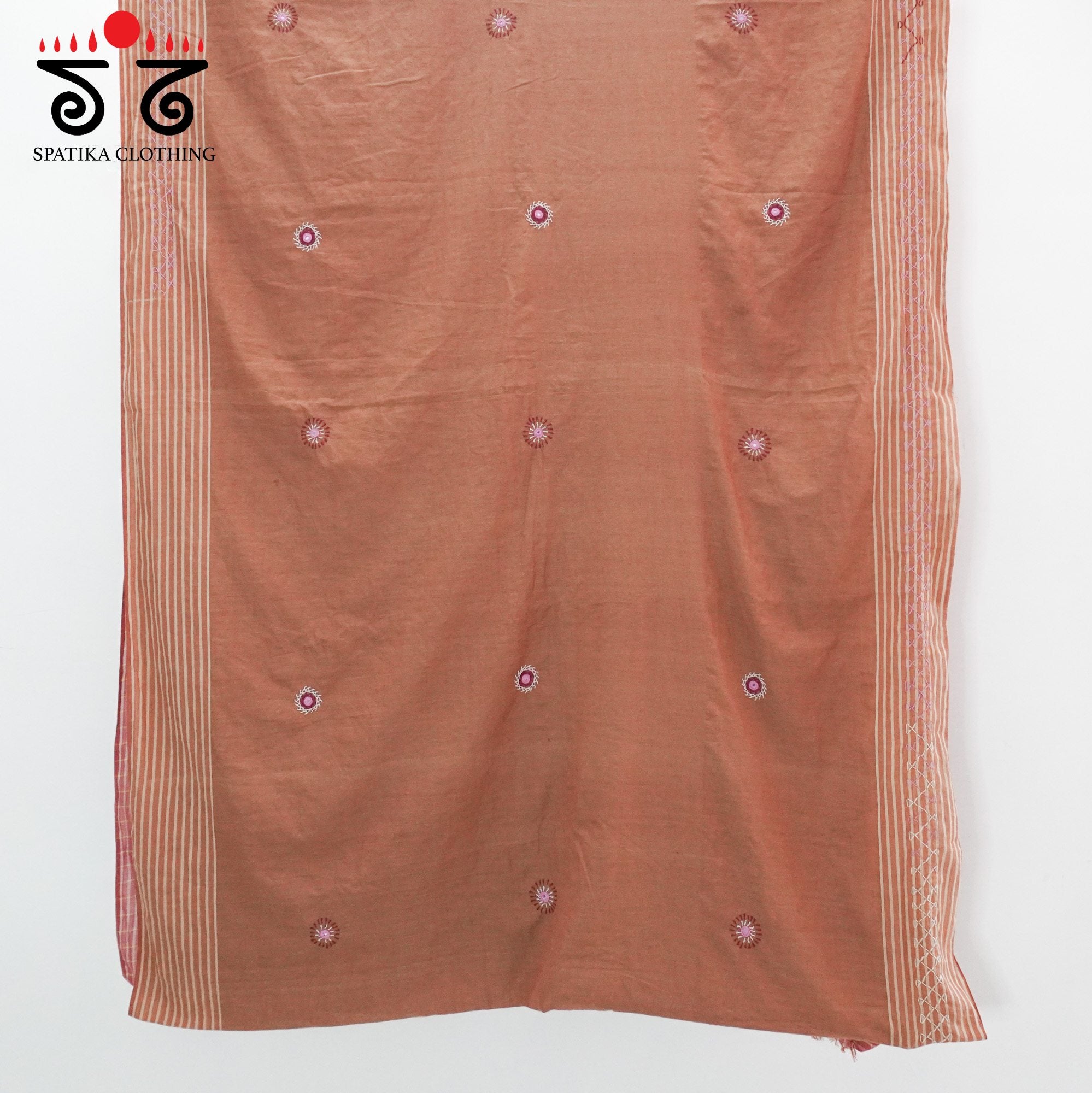 Ilkal Hand Embroidered Cotton Saree