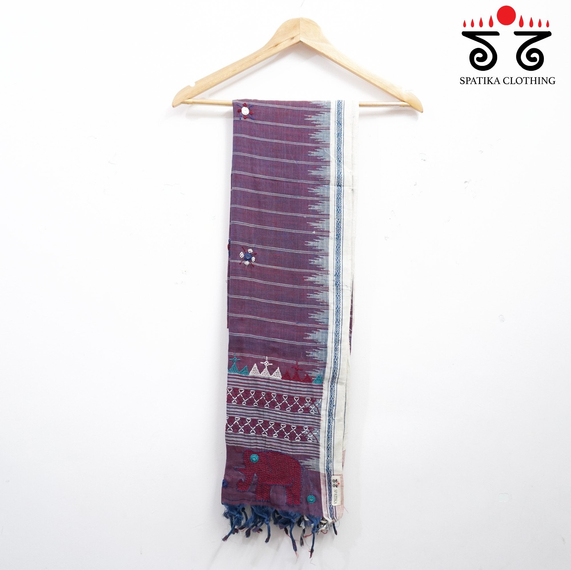 Ponduru Hand Embroidered Dupatta