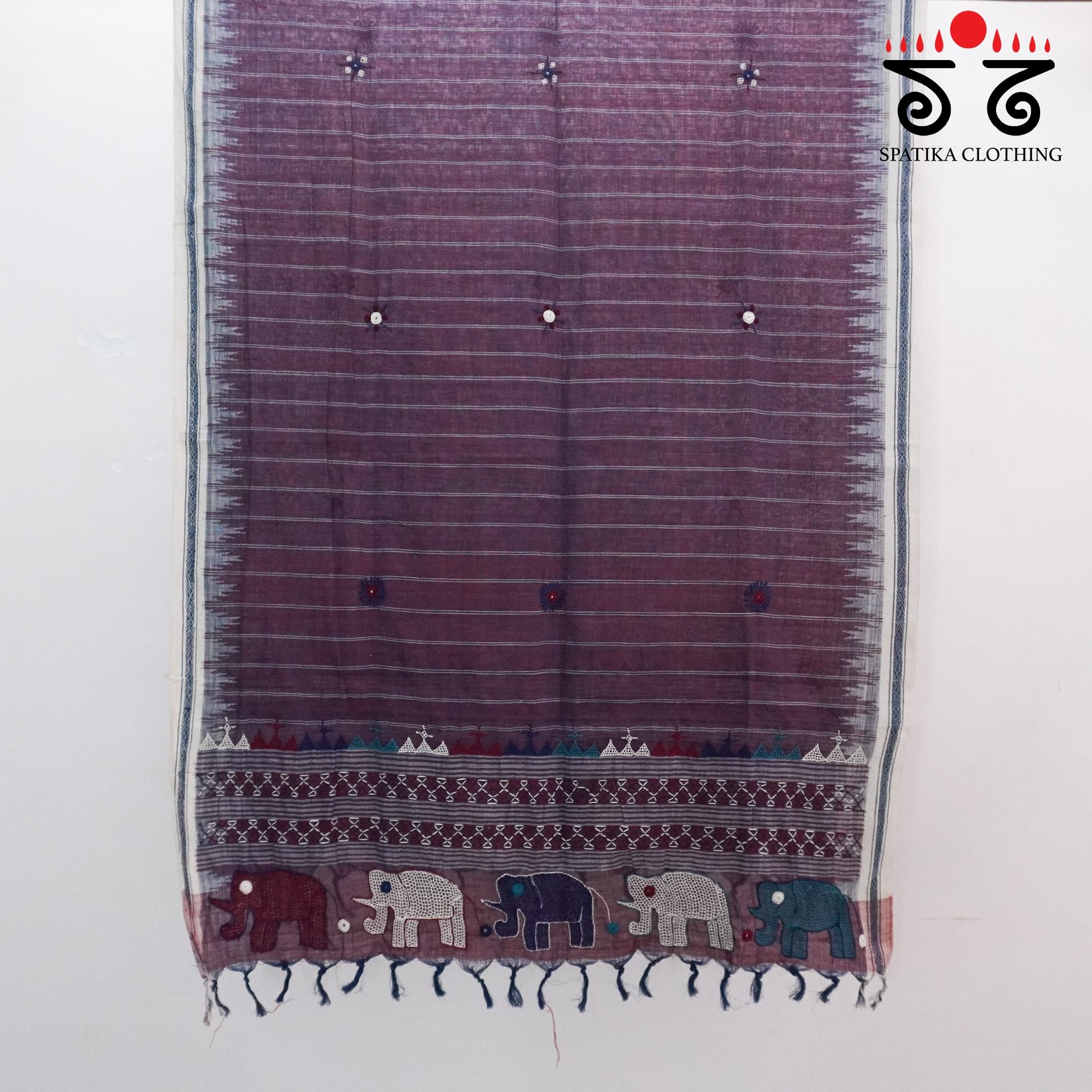 Ponduru Hand Embroidered Dupatta