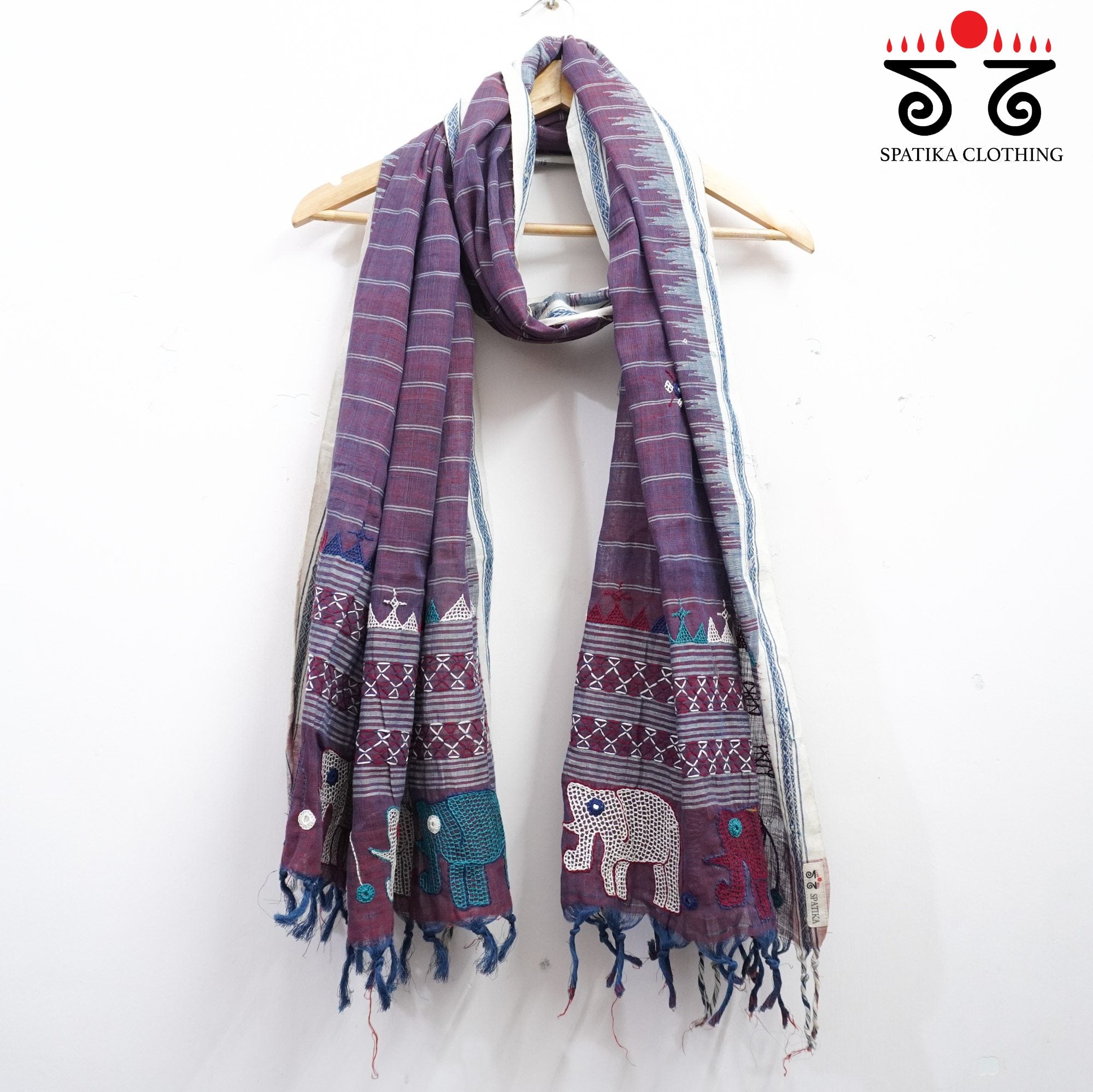 Ponduru Hand Embroidered Dupatta